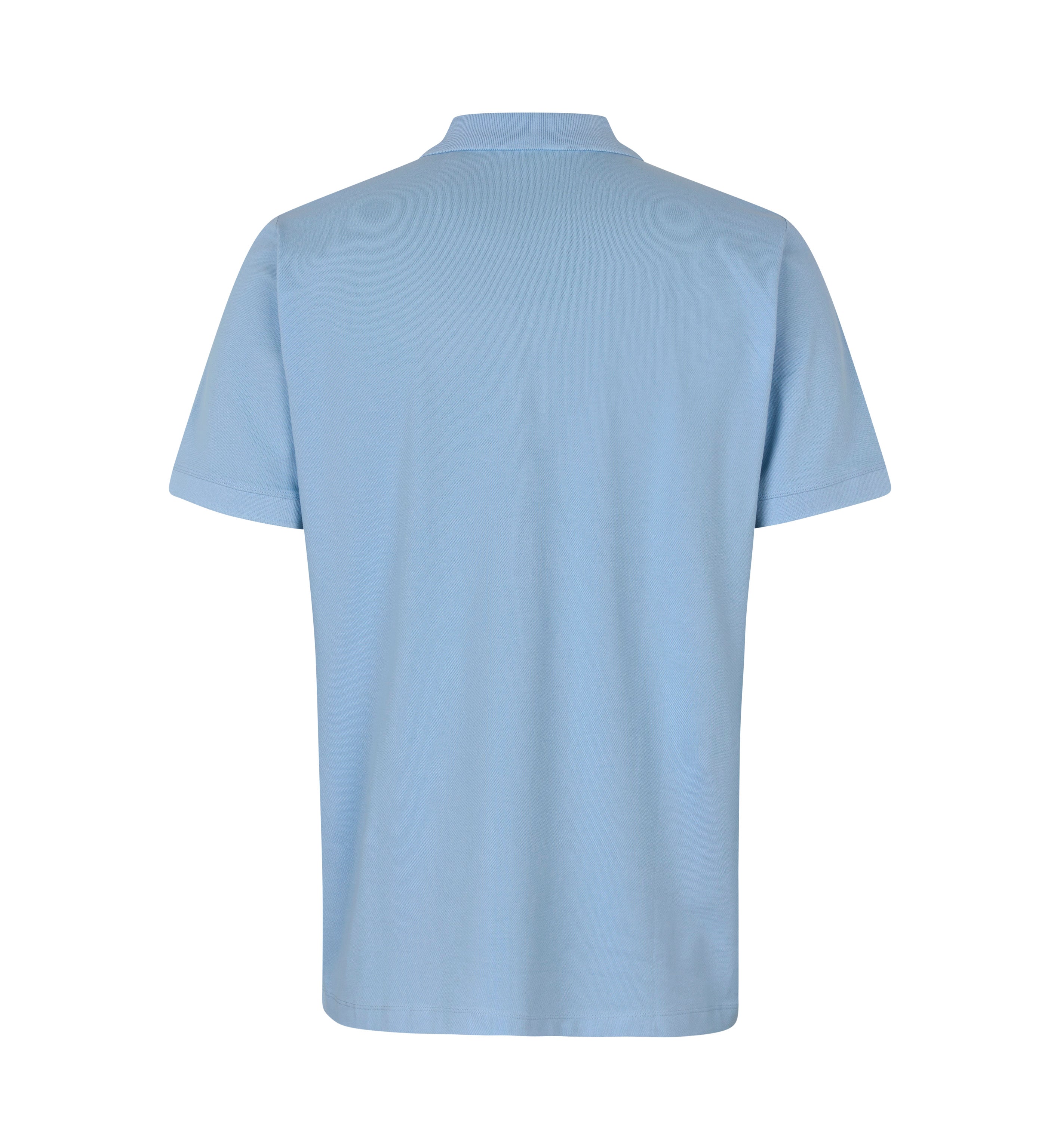 ID 0586 Poloshirt | økologisk nærbillede til broderi