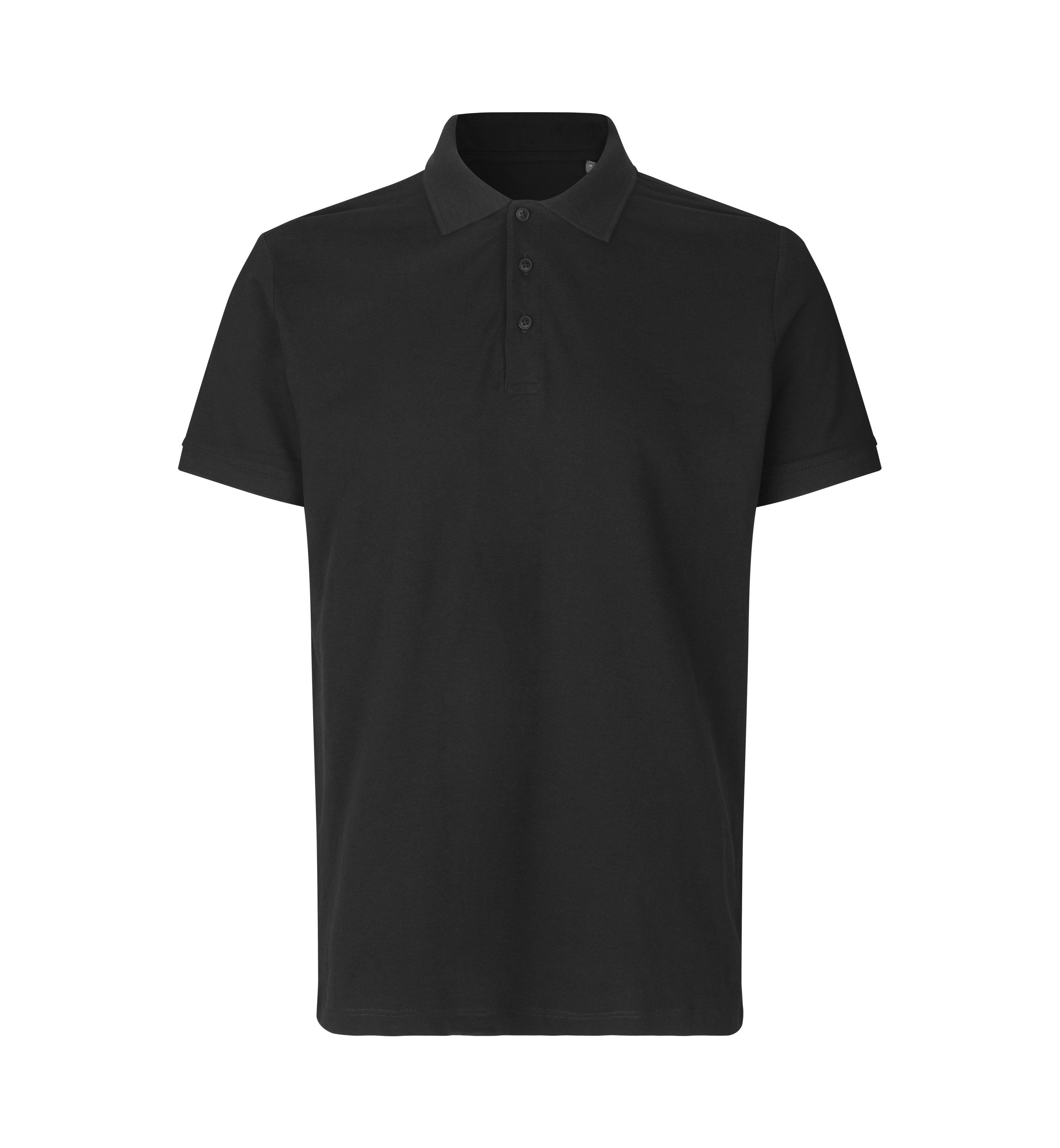 ID 0586 Poloshirt | økologisk produktbillede med tryk