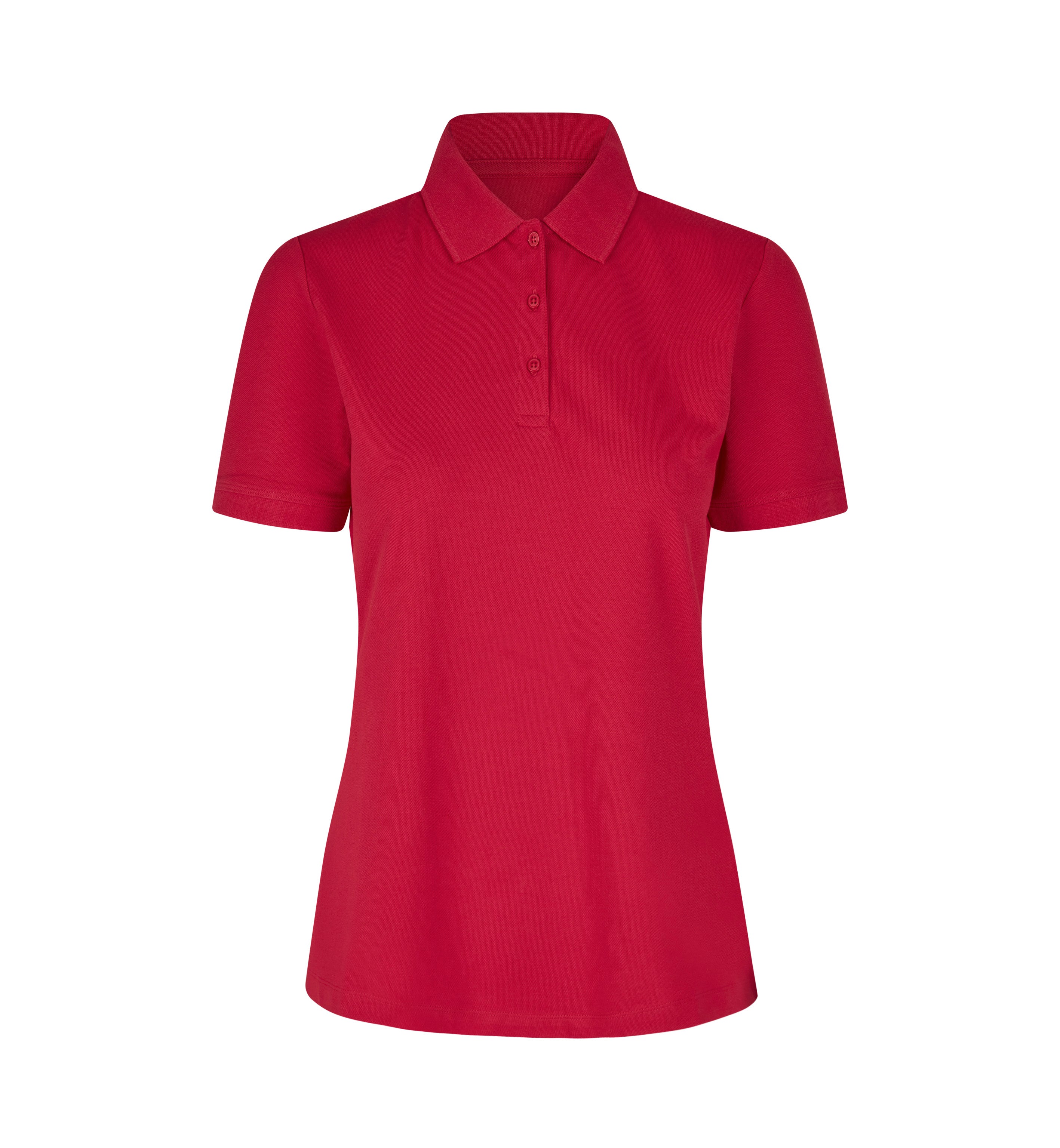 ID 0587 Poloshirt | økologisk | dame produktbillede med firmalogo