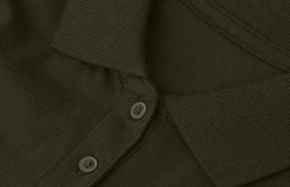 ID 0587 Poloshirt | økologisk | dame produktfoto til broderi