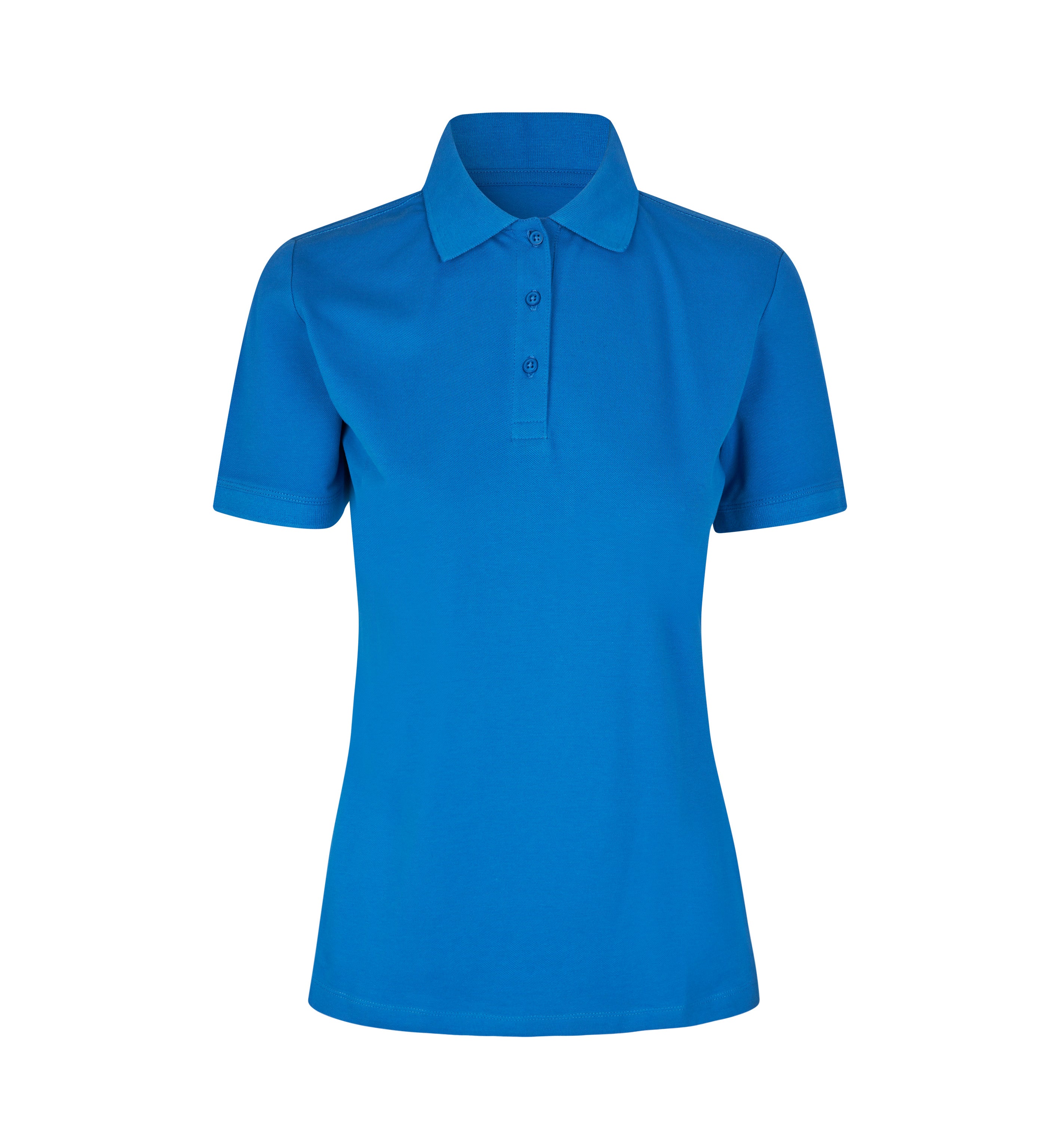 ID 0587 Poloshirt | økologisk | dame produktbillede med firmalogo