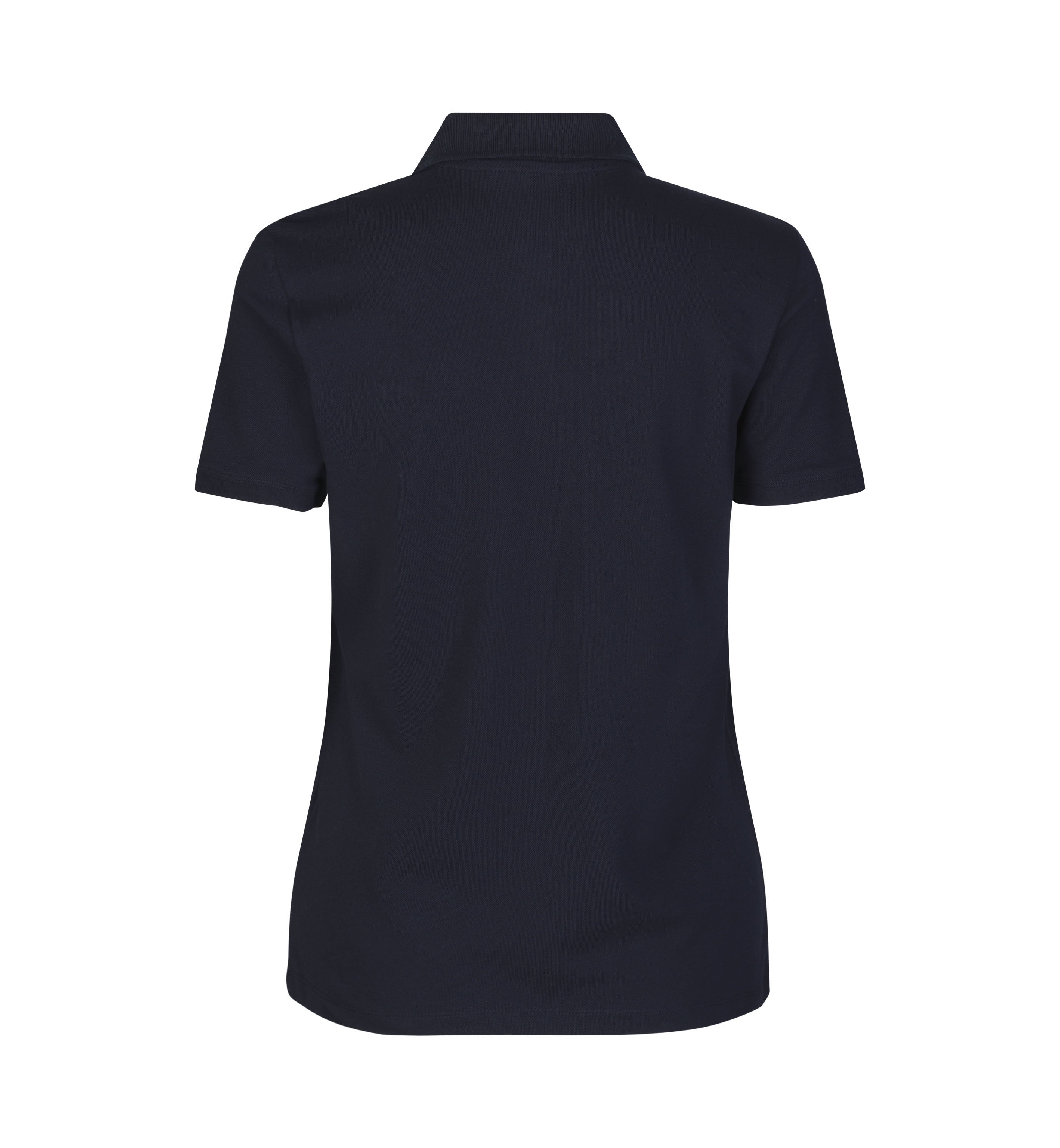 ID 0587 Poloshirt | økologisk | dame produktbillede med logo