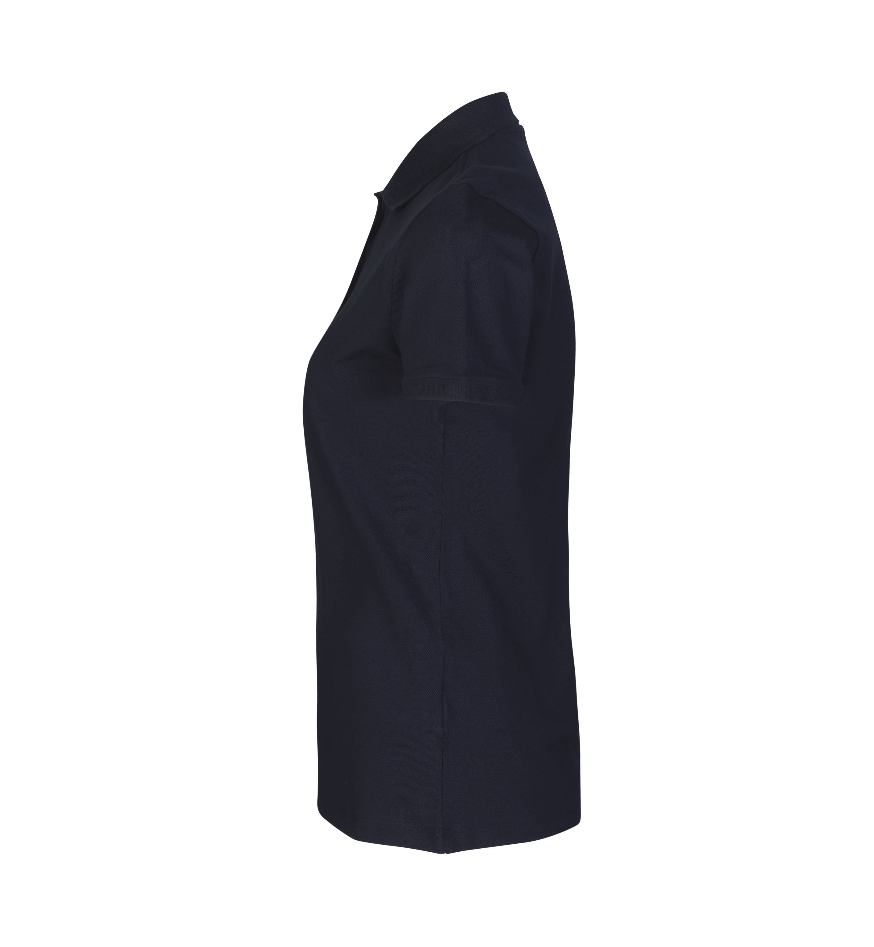 ID 0587 Poloshirt | økologisk | dame produktfoto med tryk