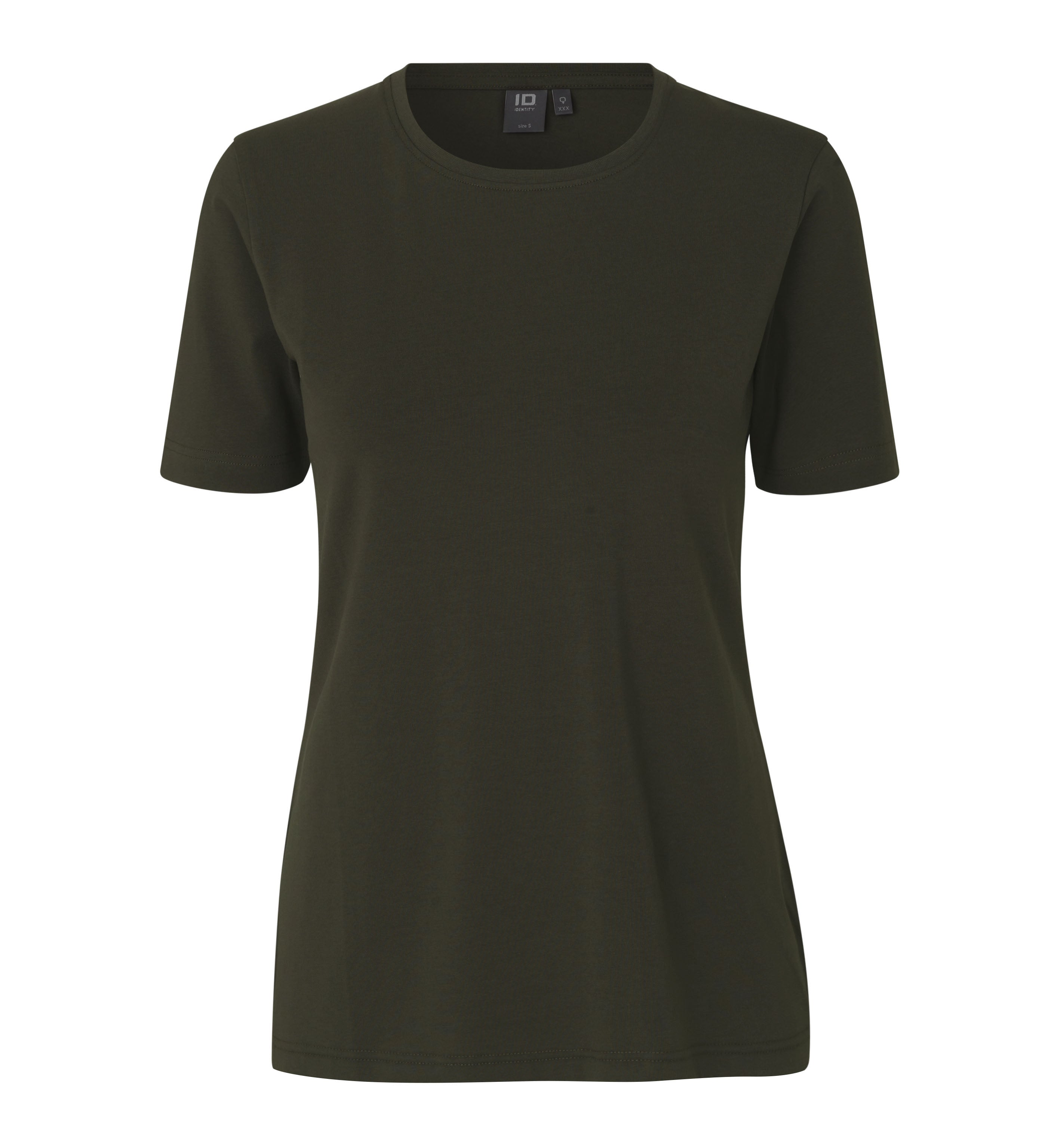 ID 0595 Stretch T-shirt | komfort | dame produktbillede med tryk
