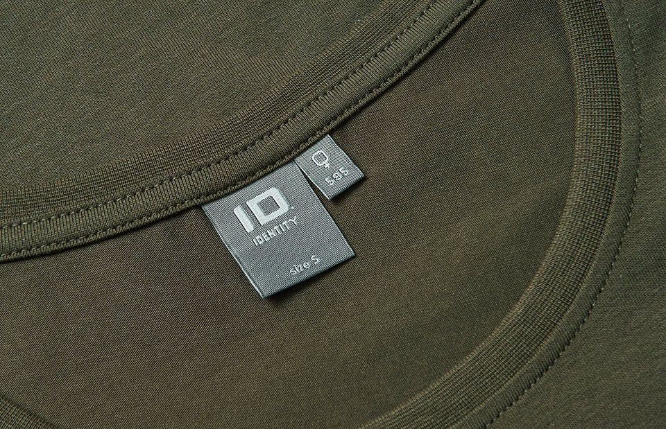 ID 0595 Stretch T-shirt | komfort | dame materiale med logo