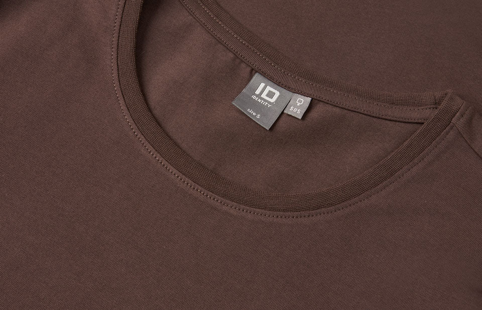 ID 0595 Stretch T-shirt | komfort | dame detalje med logo