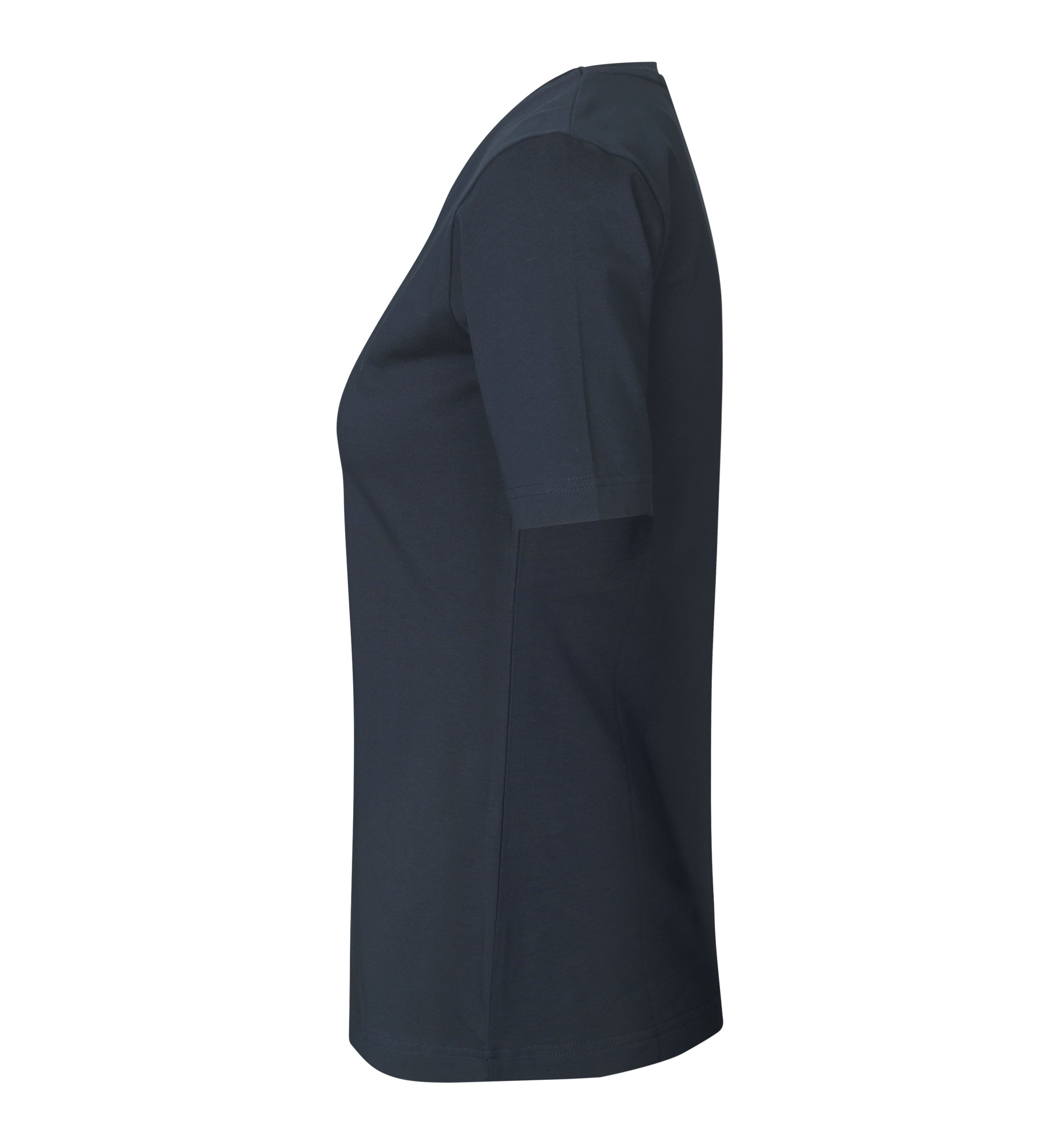 ID 0595 Stretch T-shirt | komfort | dame nærbillede med firmalogo