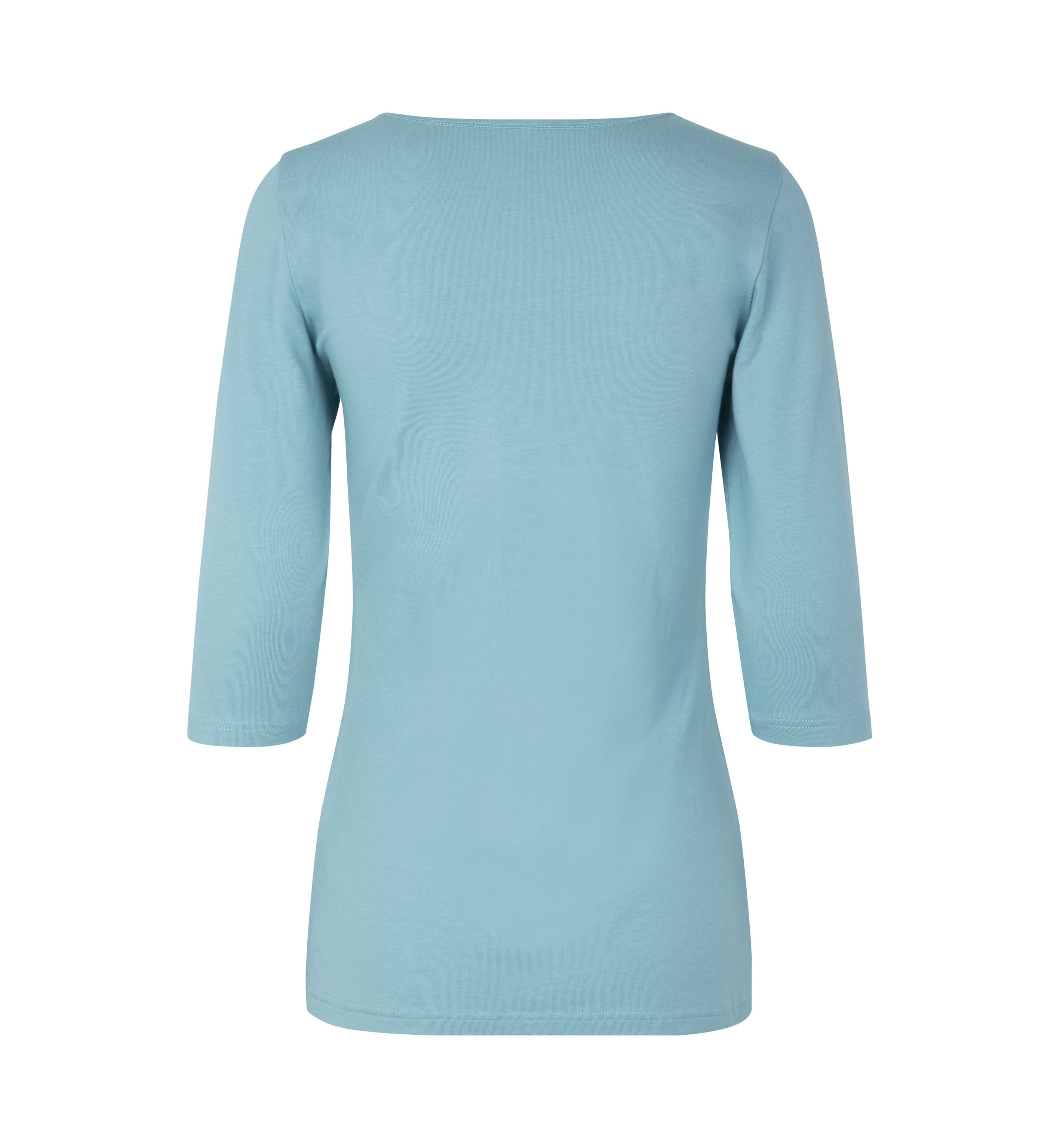 ID 0597 Stretch T-shirt | ¾ ærmet | dame detalje med logo
