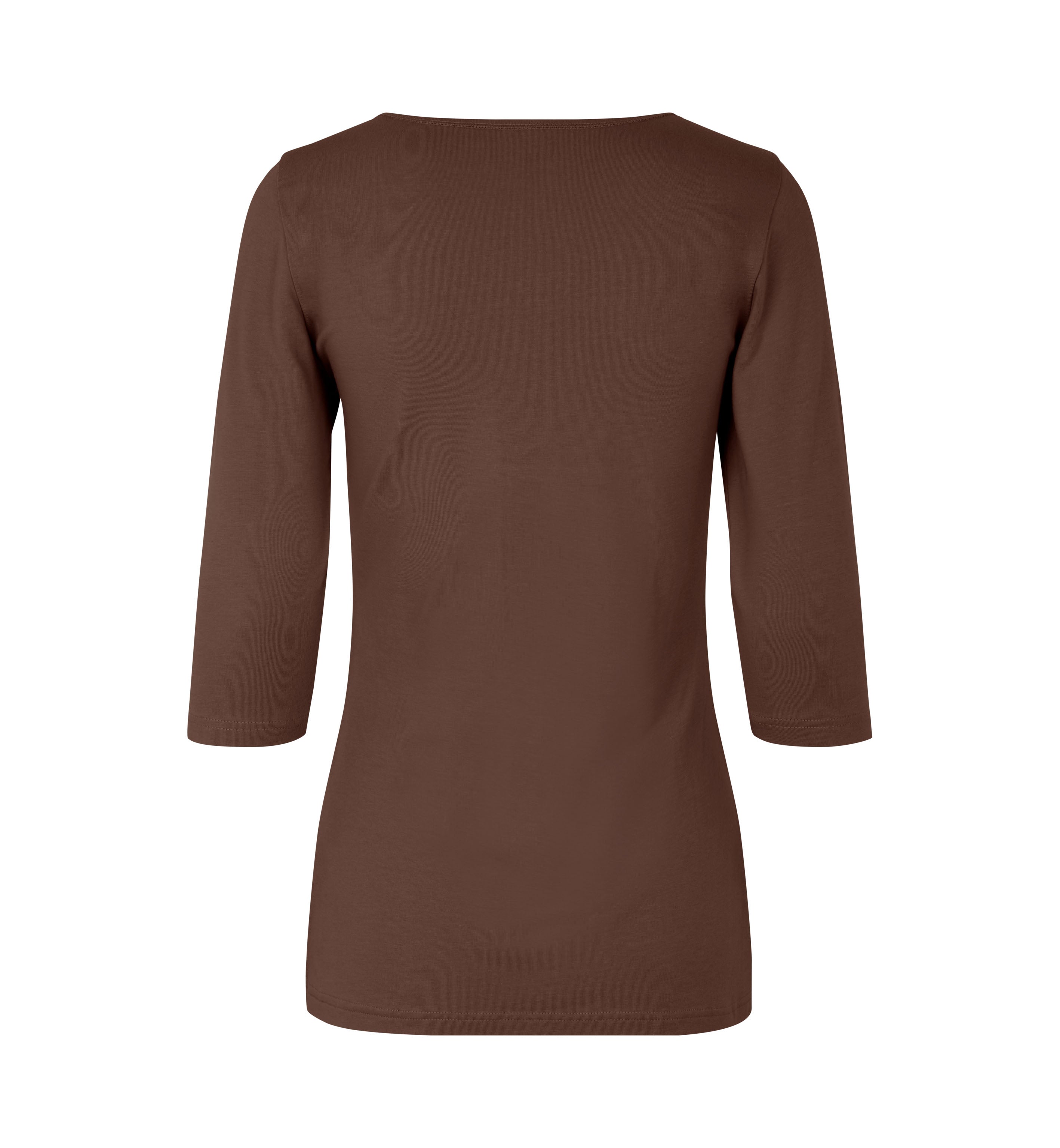 ID 0597 Stretch T-shirt | ¾ ærmet | dame materiale til broderi