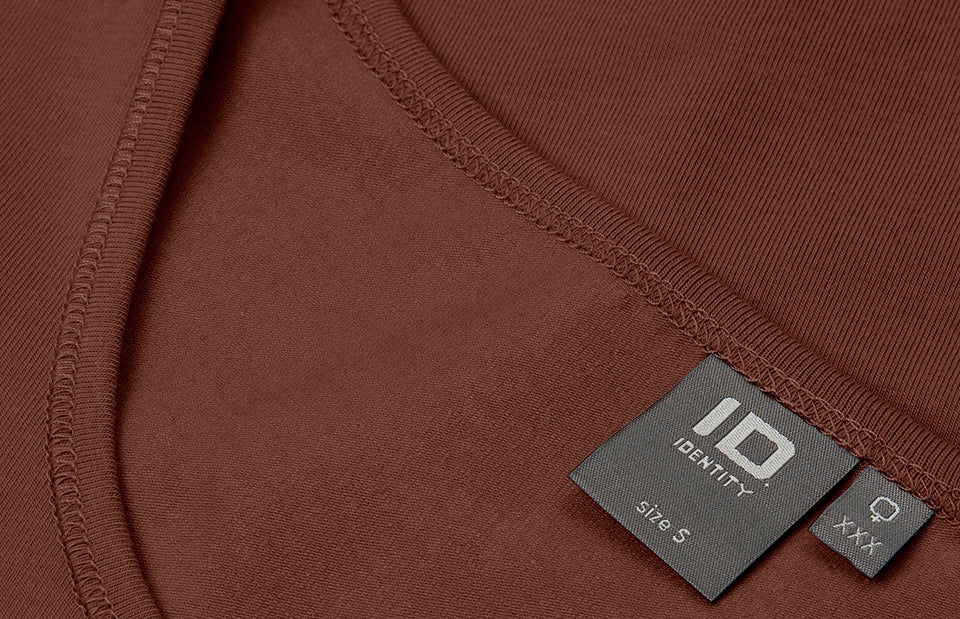 ID 0597 Stretch T-shirt | ¾ ærmet | dame produktbillede med logo