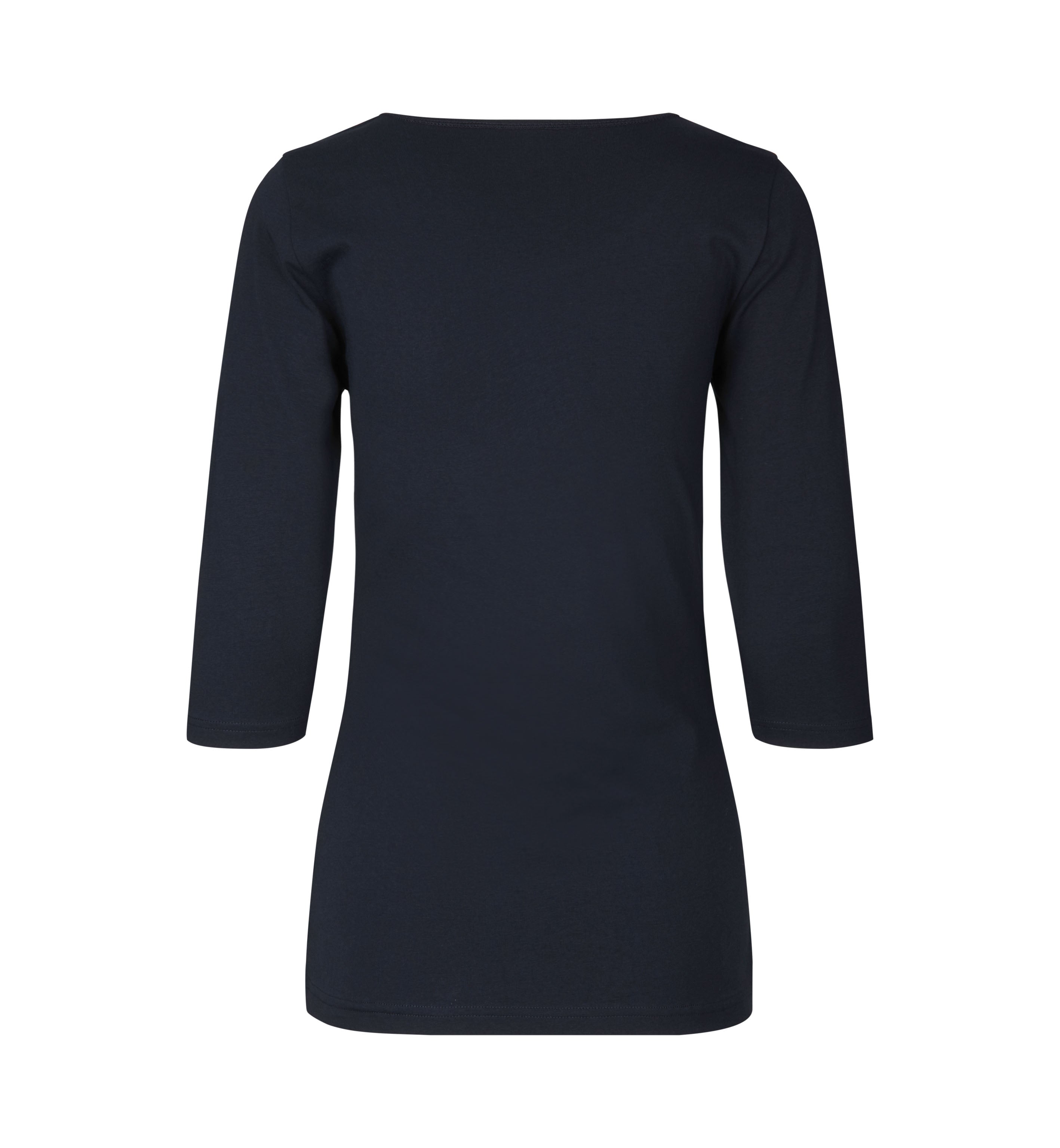 ID 0597 Stretch T-shirt | ¾ ærmet | dame detalje til broderi