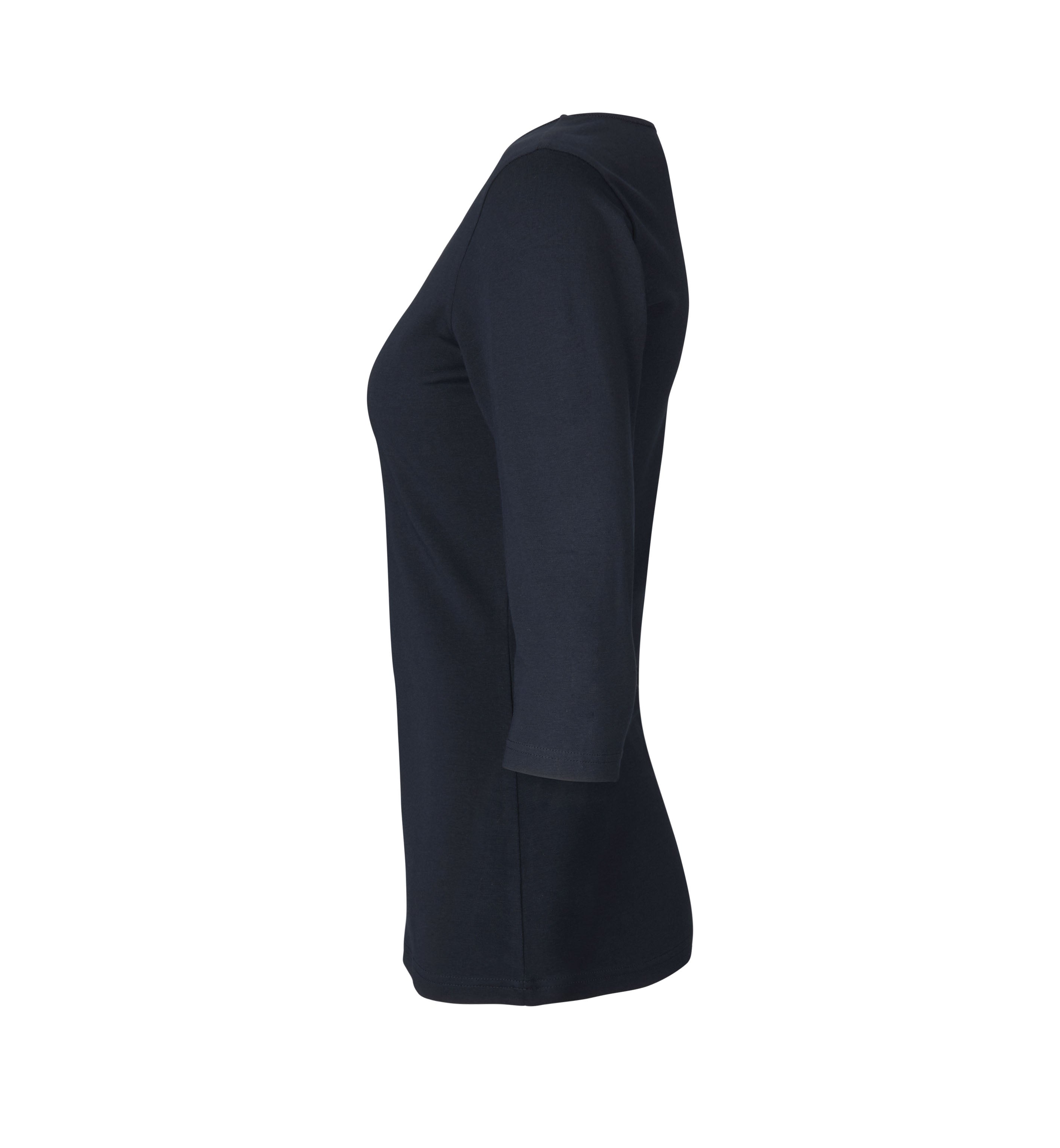 ID 0597 Stretch T-shirt | ¾ ærmet | dame materiale med firmalogo