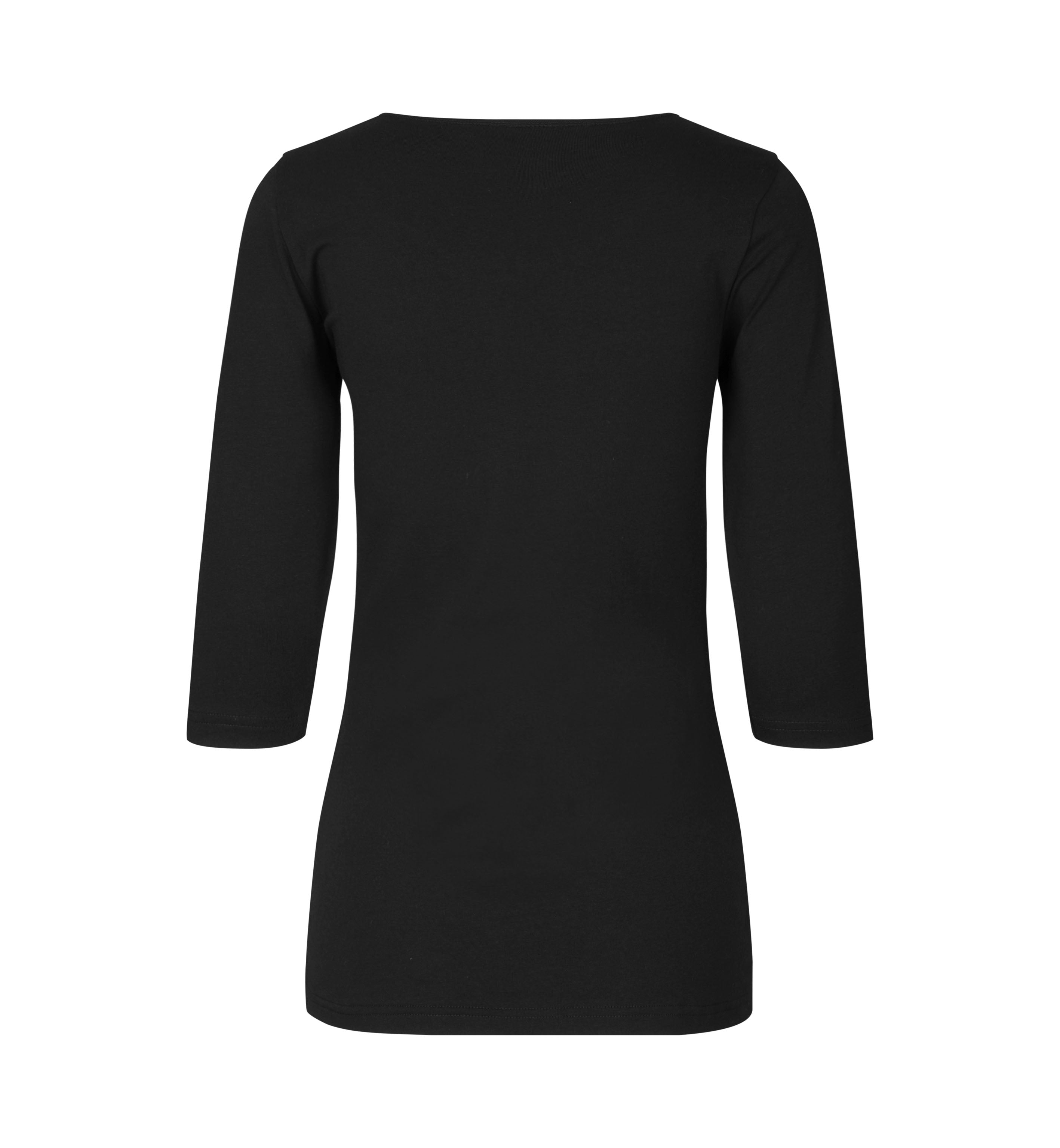 ID 0597 Stretch T-shirt | ¾ ærmet | dame produktfoto til broderi