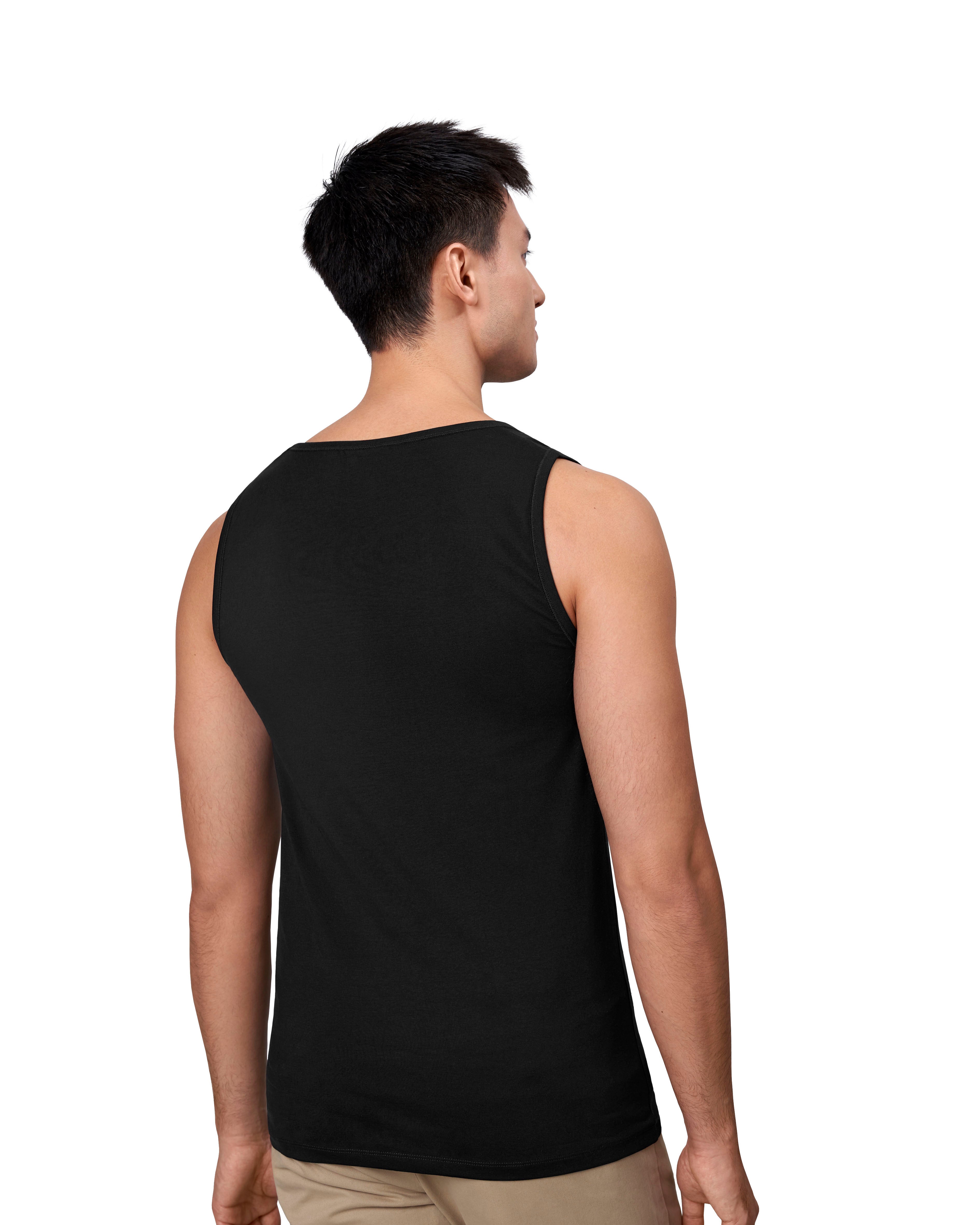 ID 0598 Tanktop | stretch detalje med logo