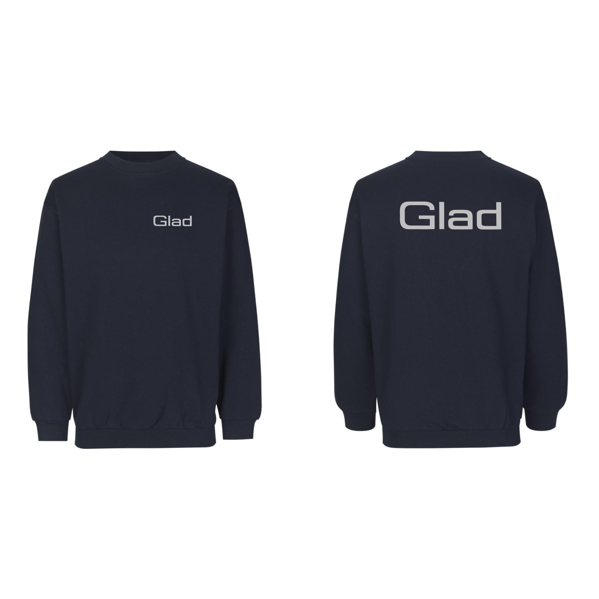 PEER GLADS ID 0600 Sweatshirt | klassisk m. bryst & ryglogo