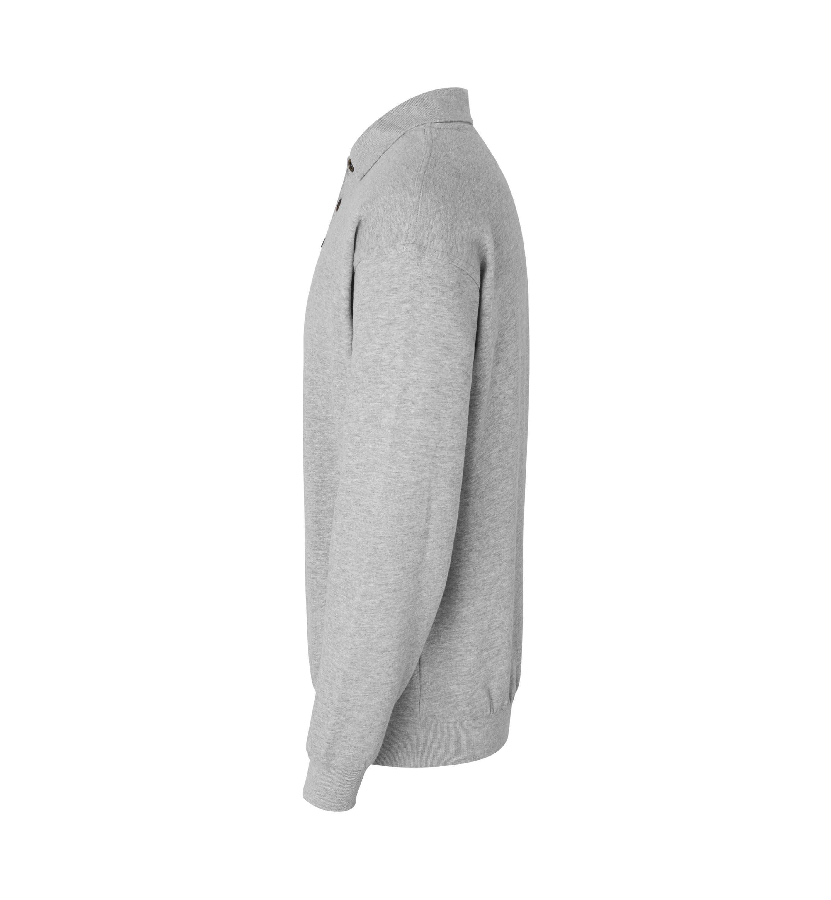 ID 0601 Polosweatshirt | klassisk produktfoto med tryk