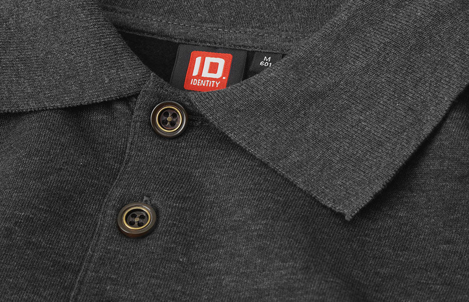 ID 0601 Polosweatshirt | klassisk materiale med logo