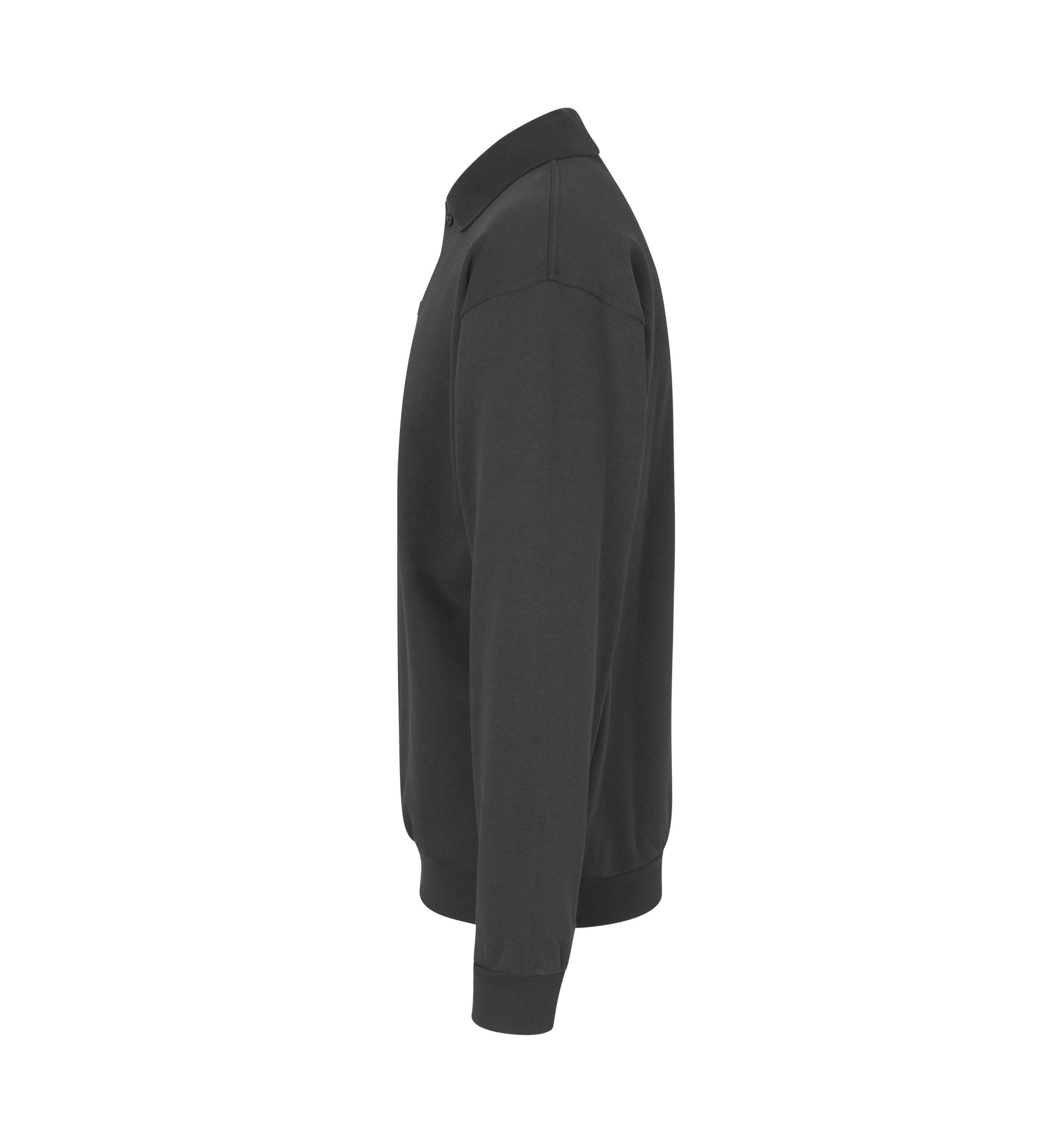 ID 0601 Polosweatshirt | klassisk produktfoto med firmalogo