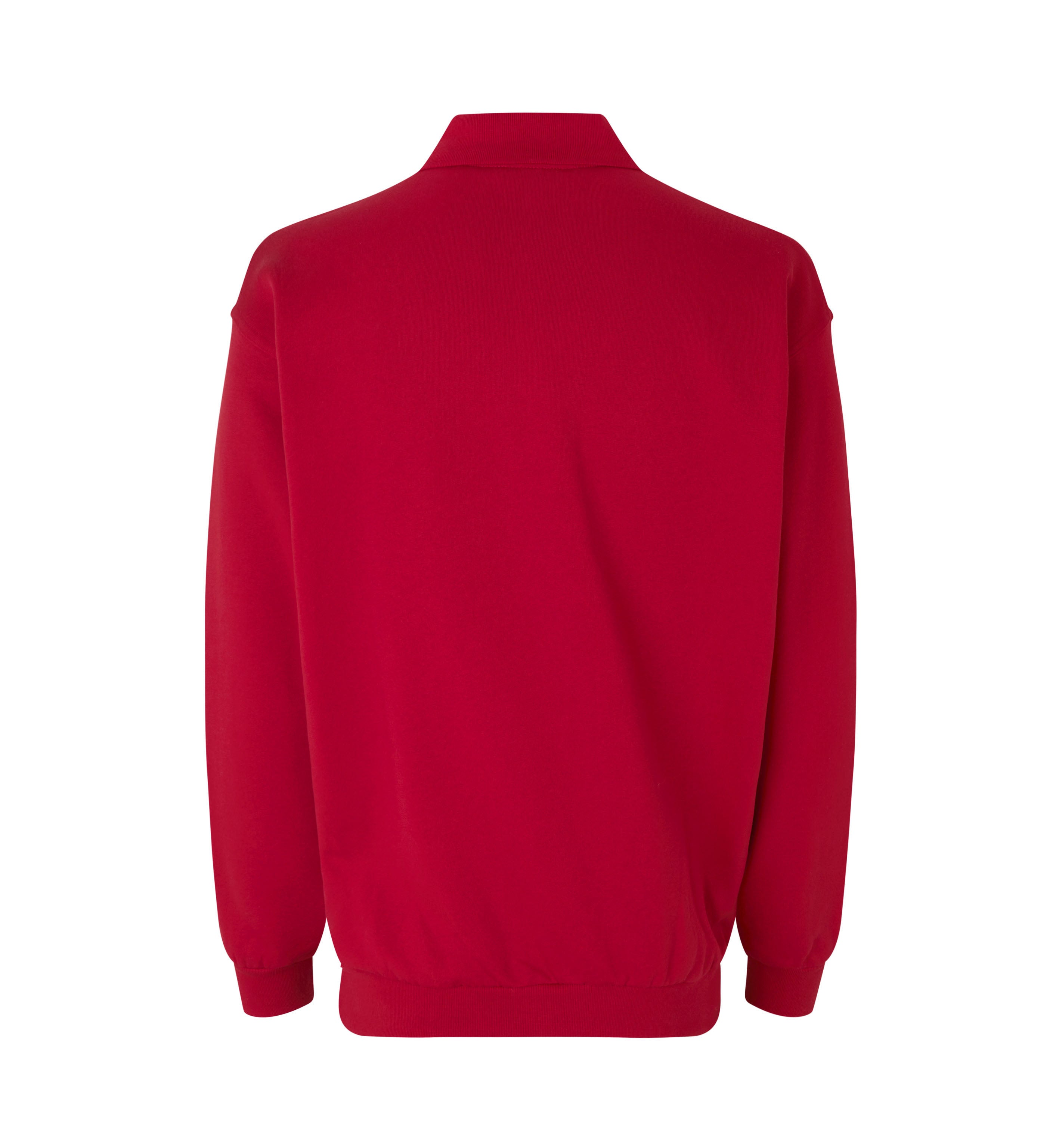ID 0601 Polosweatshirt | klassisk nærbillede til broderi