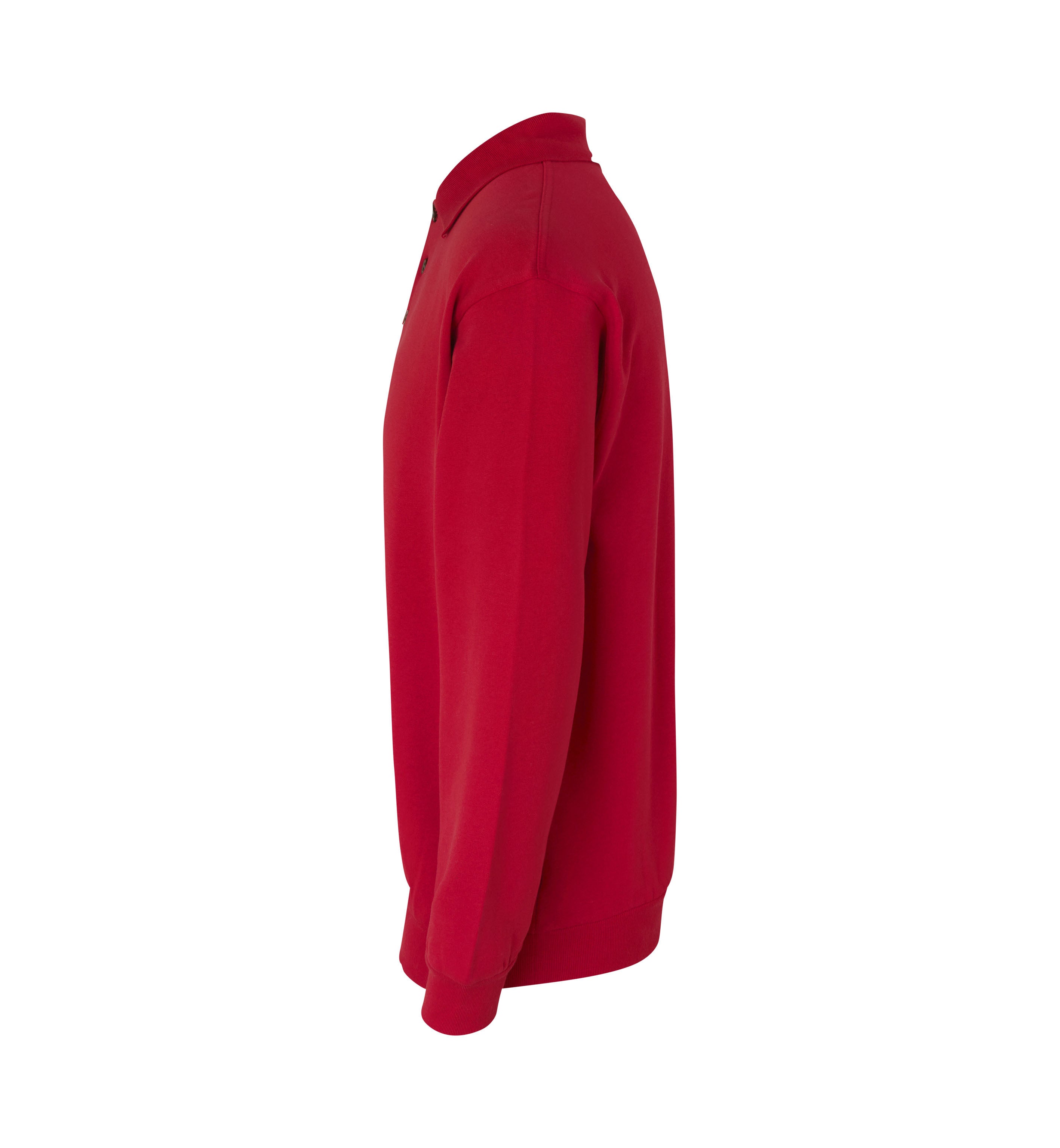 ID 0601 Polosweatshirt | klassisk produktbillede med firmalogo