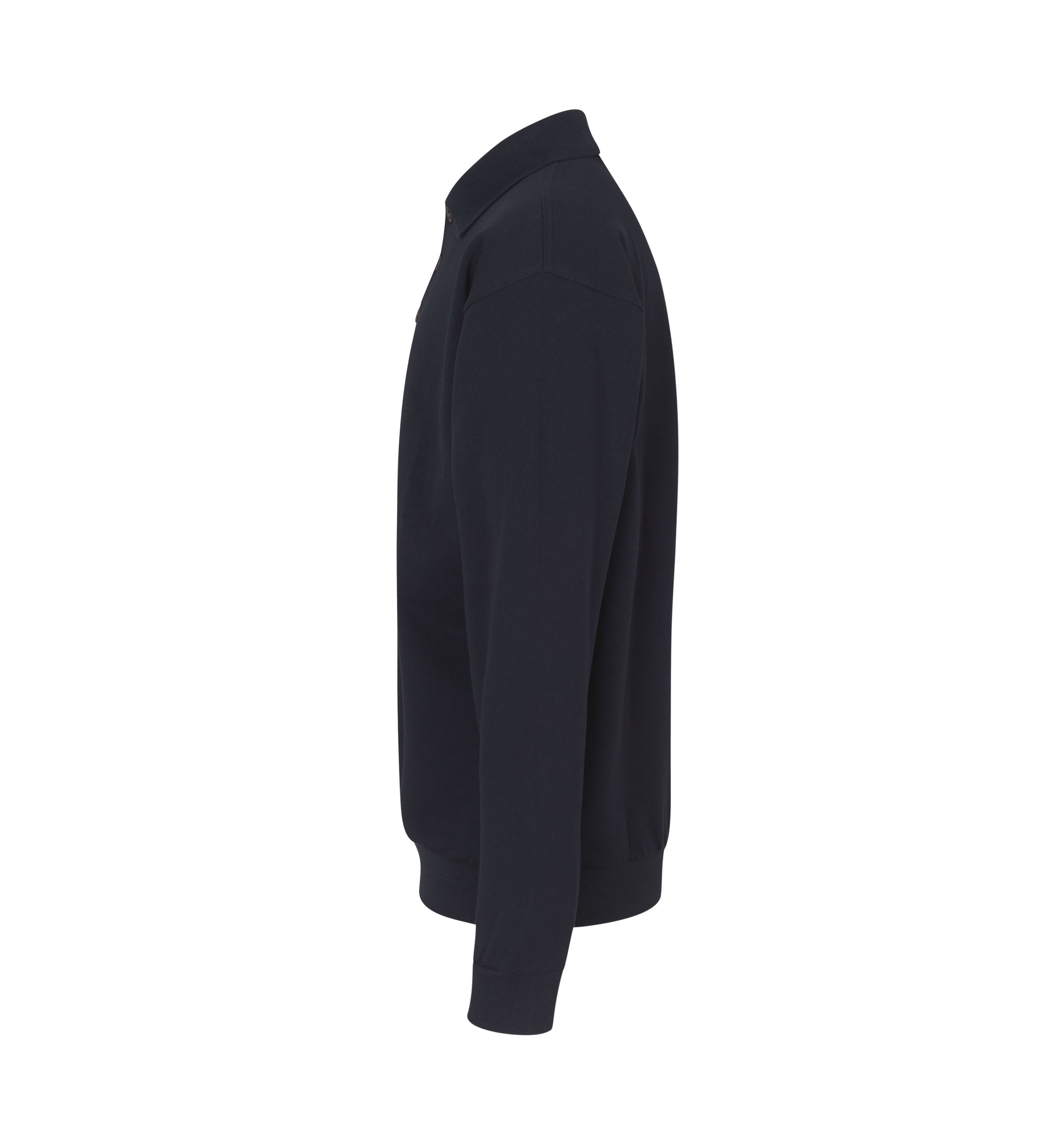 ID 0601 Polosweatshirt | klassisk materiale med firmalogo