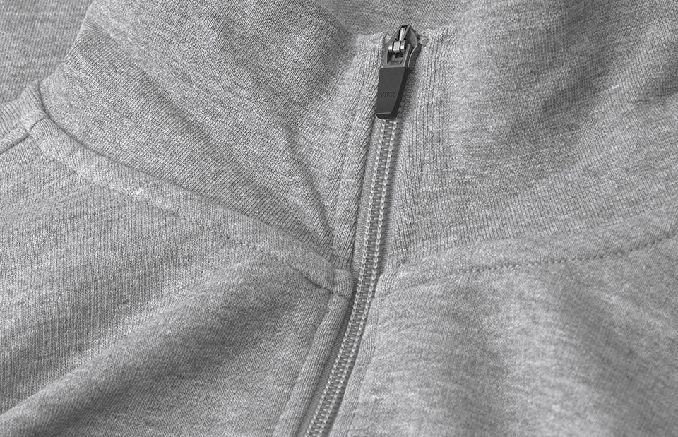 ID 0603 Sweatshirt | zip detalje til broderi