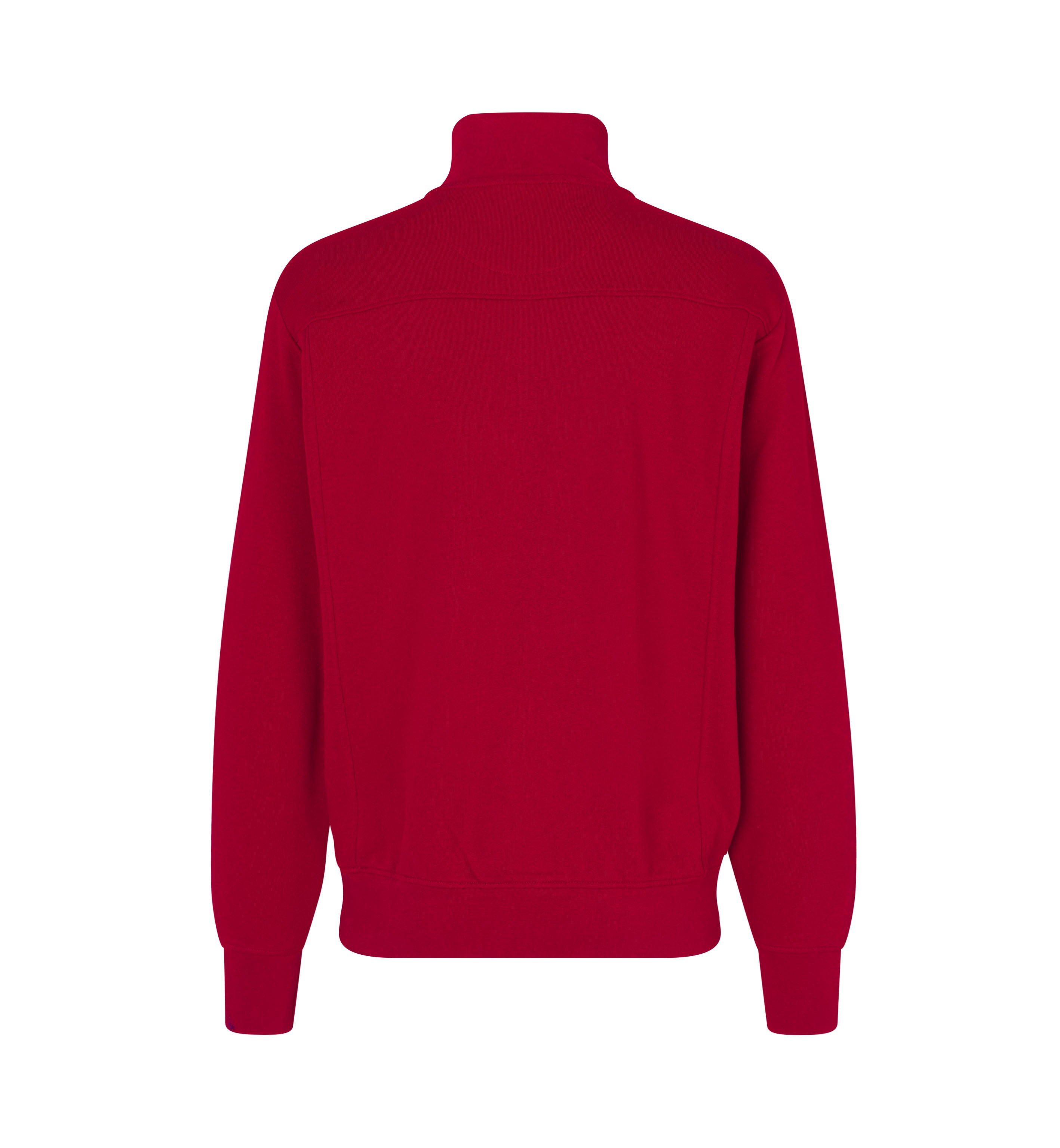 ID 0603 Sweatshirt | zip nærbillede med logo