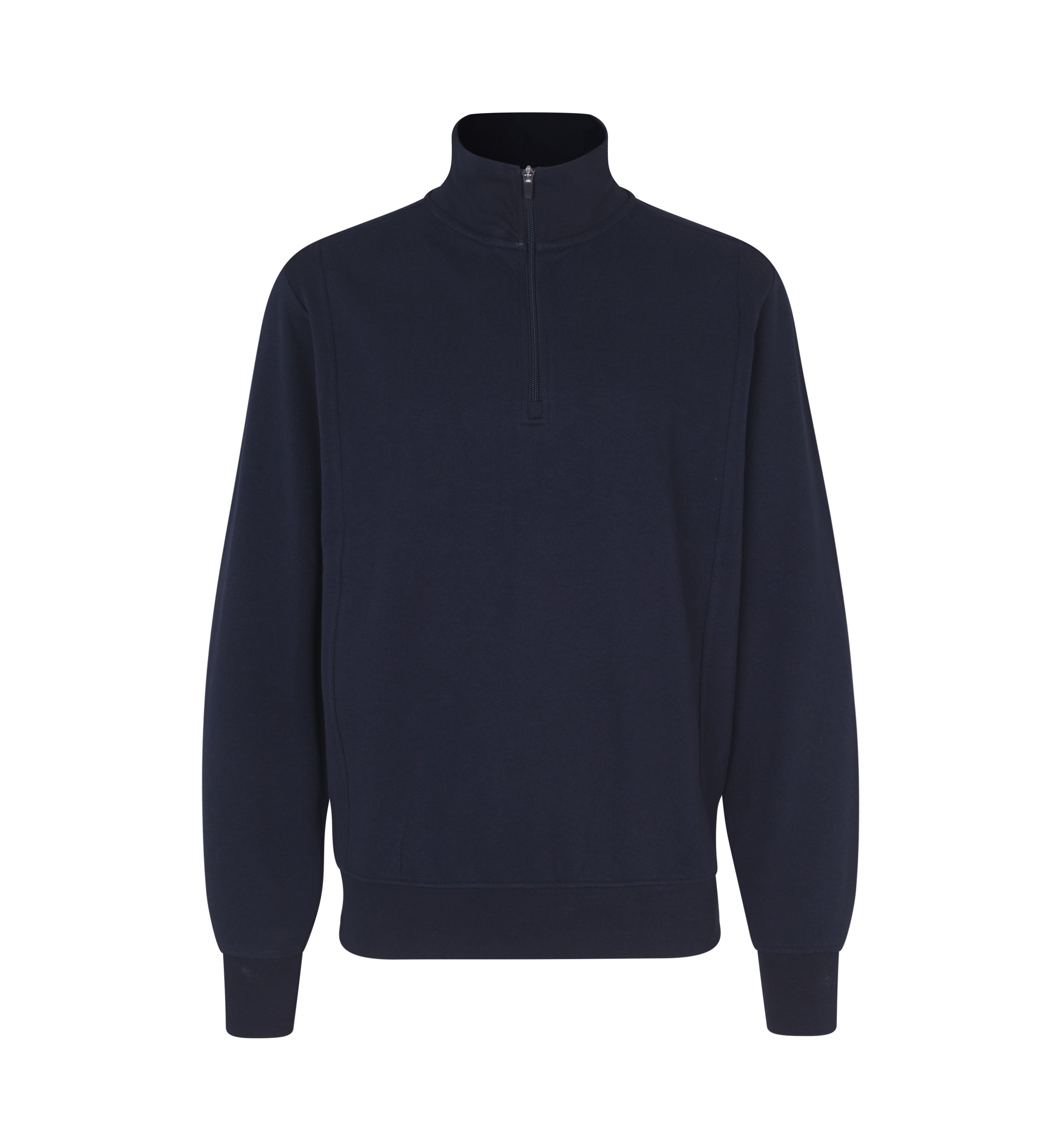 ID 0603 Sweatshirt | zip nærbillede med tryk