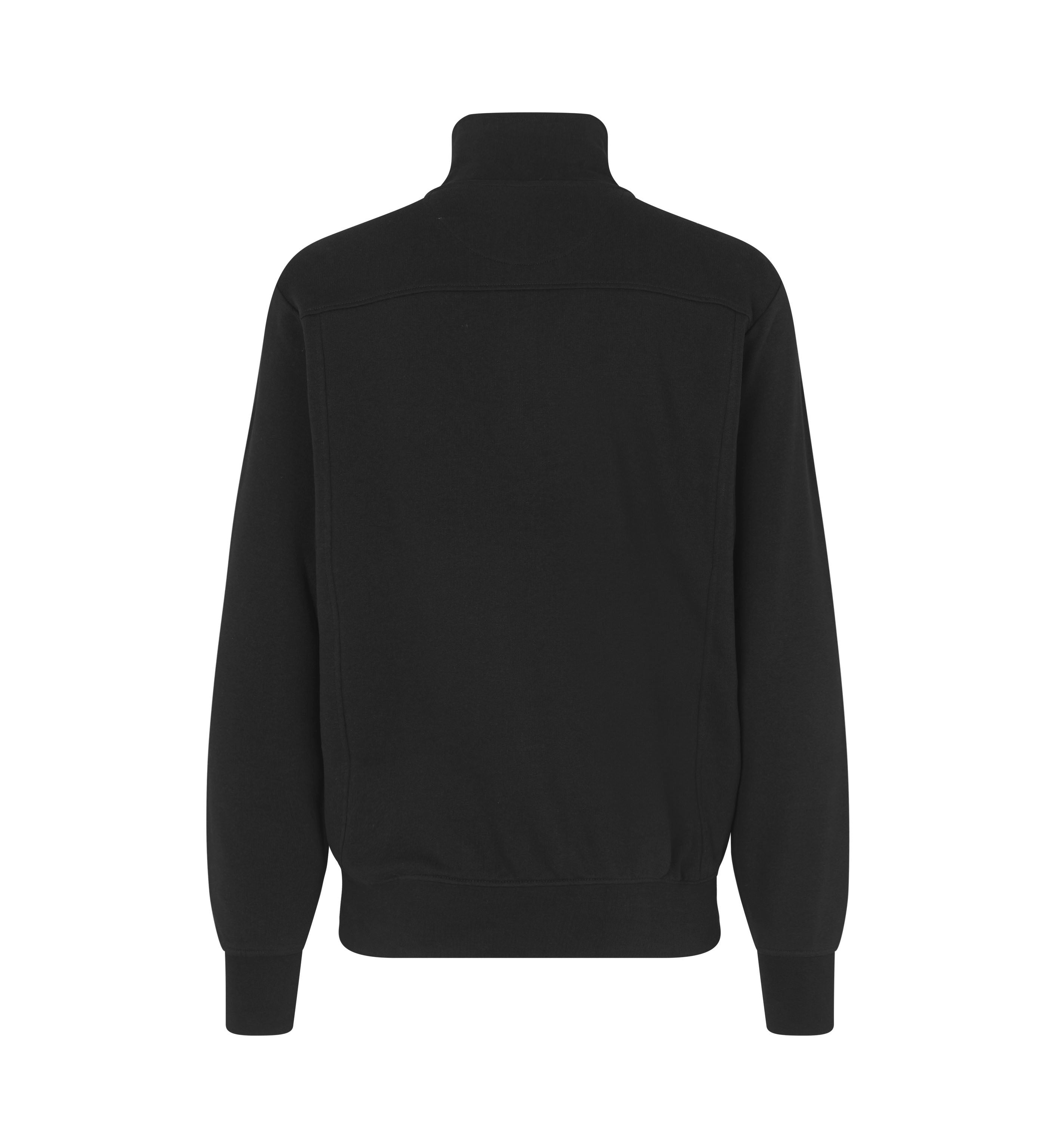 ID 0603 Sweatshirt | zip nærbillede til broderi