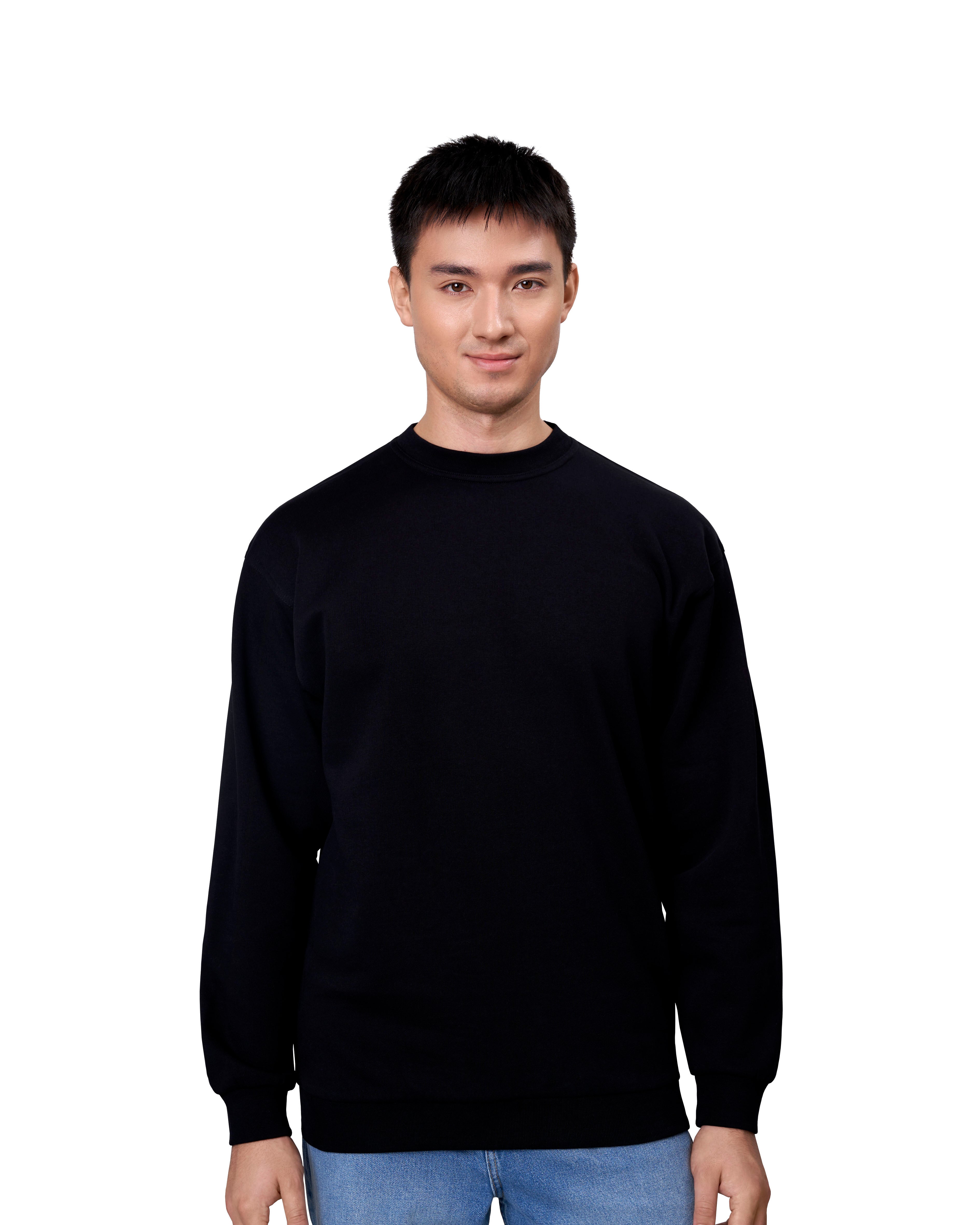 ID 0604 Klassisk sweatshirt | bomuld detalje med firmalogo