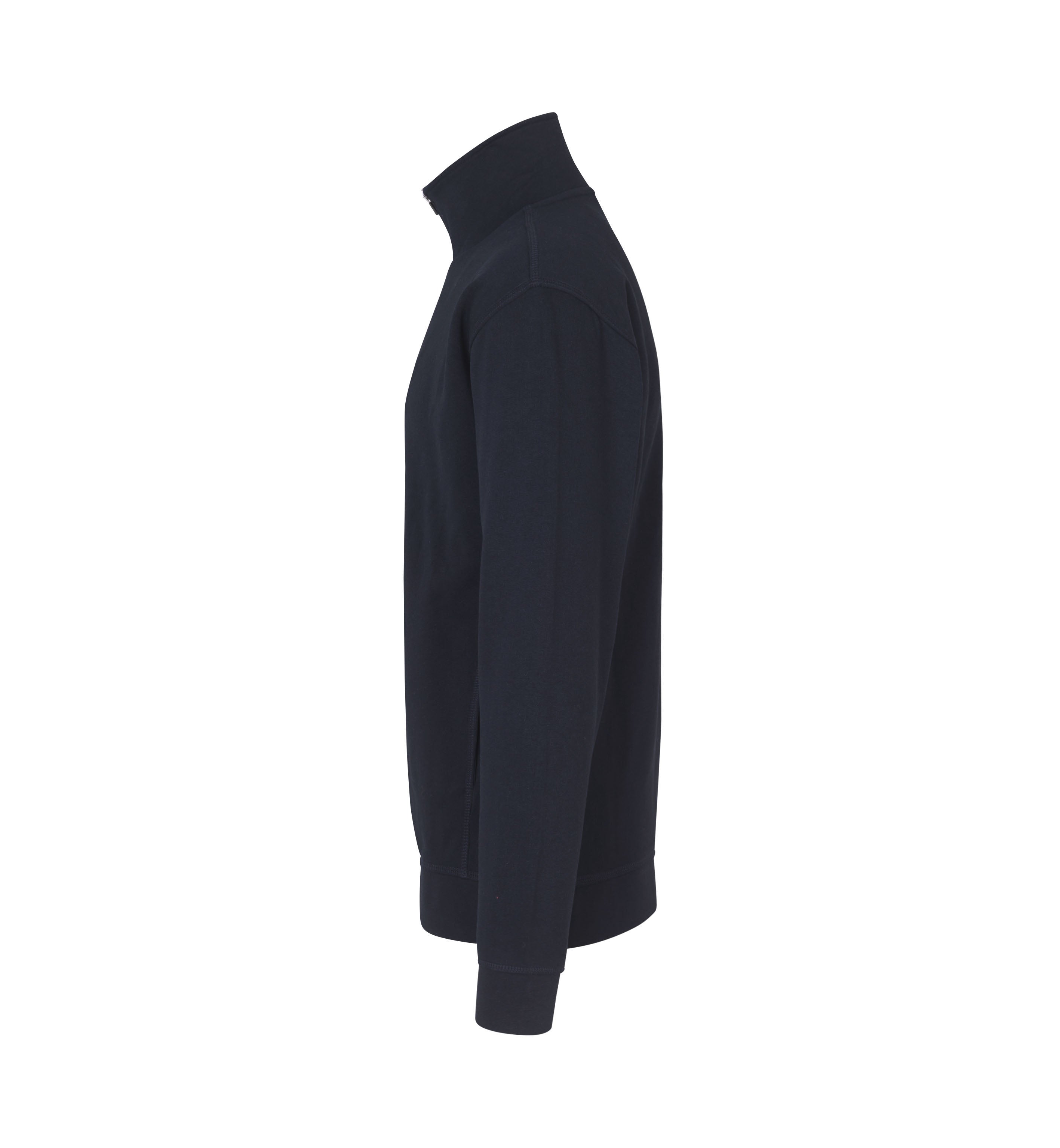 ID 0622 Sweat cardigan nærbillede med tryk