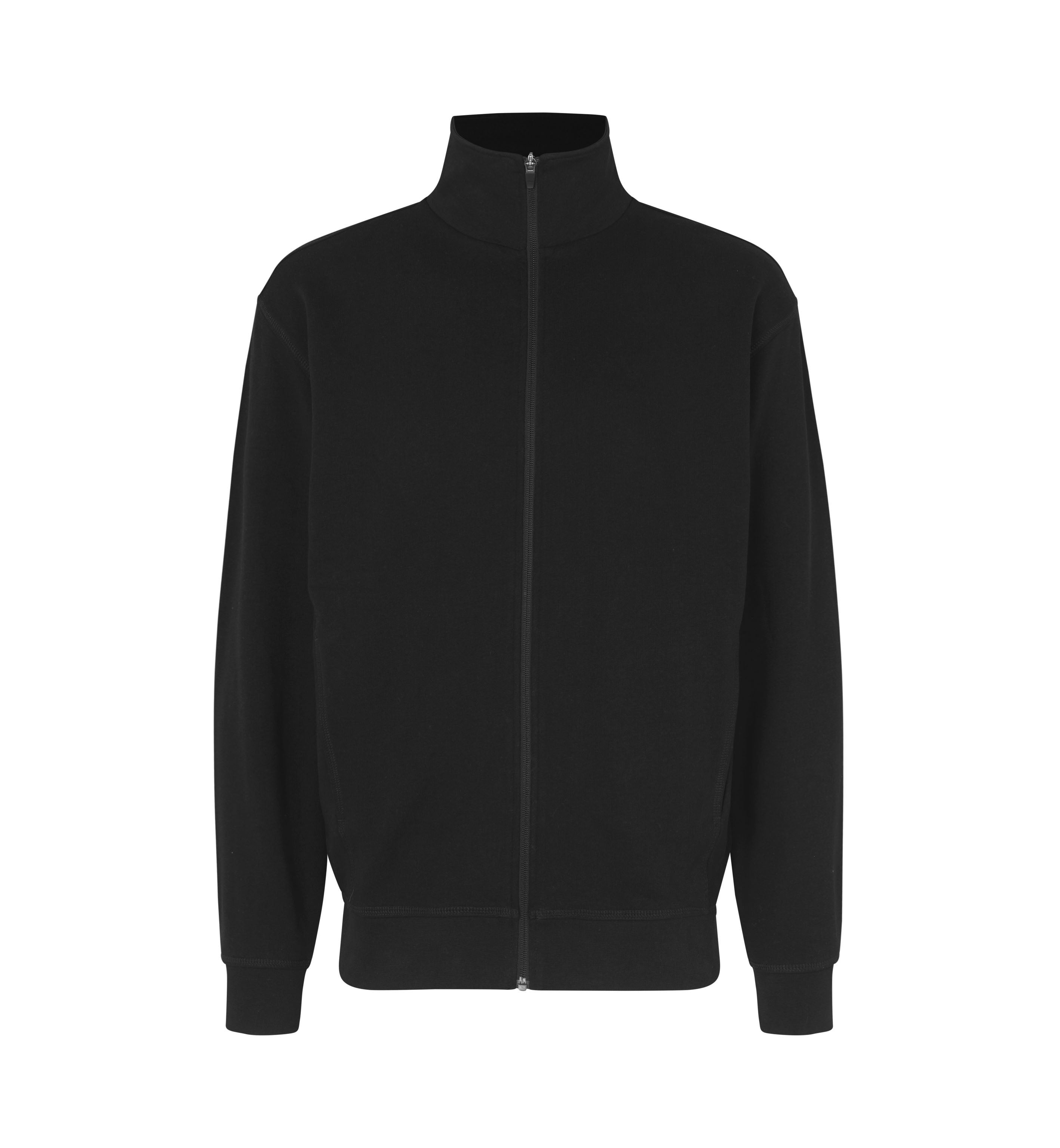 ID 0622 Sweat cardigan produktfoto med firmalogo
