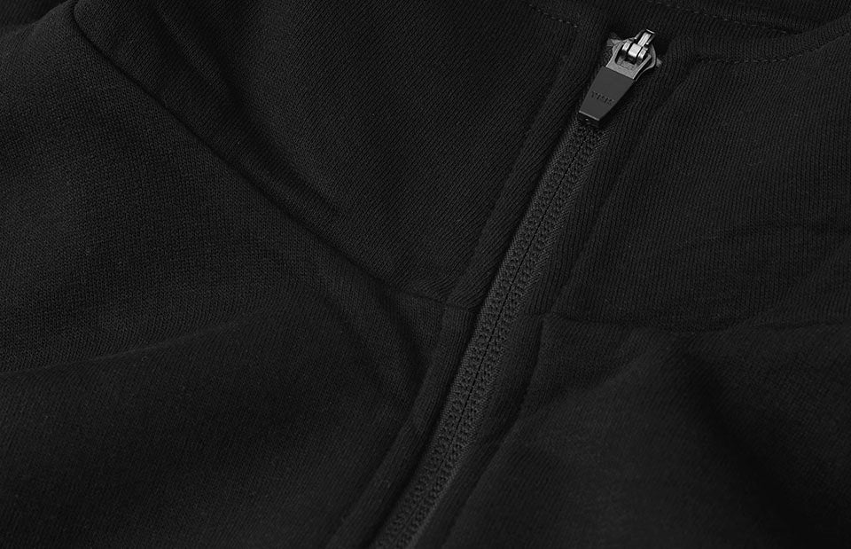 ID 0622 Sweat cardigan nærbillede til broderi