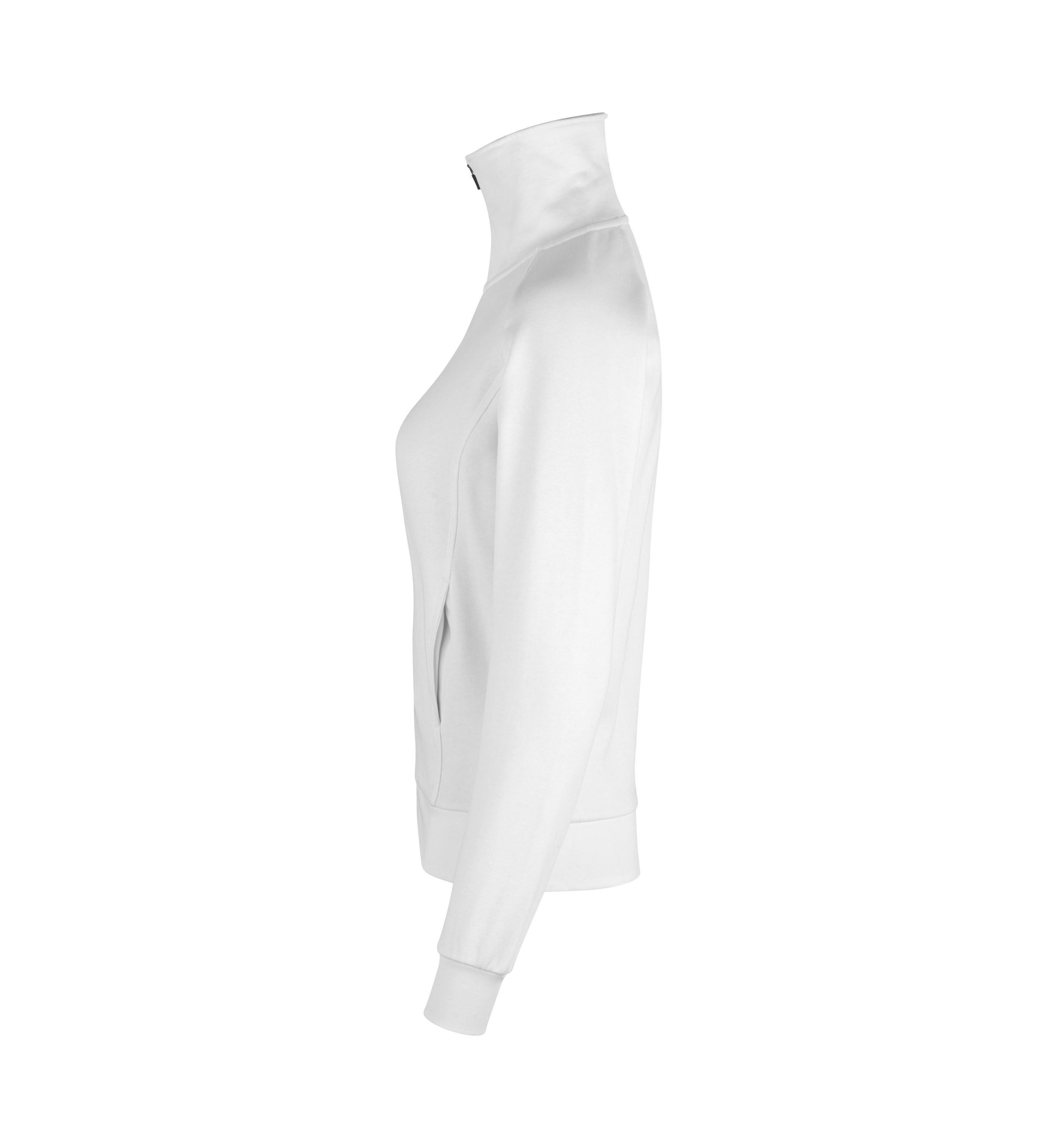 ID 0624 Sweat cardigan | dame produktfoto med tryk