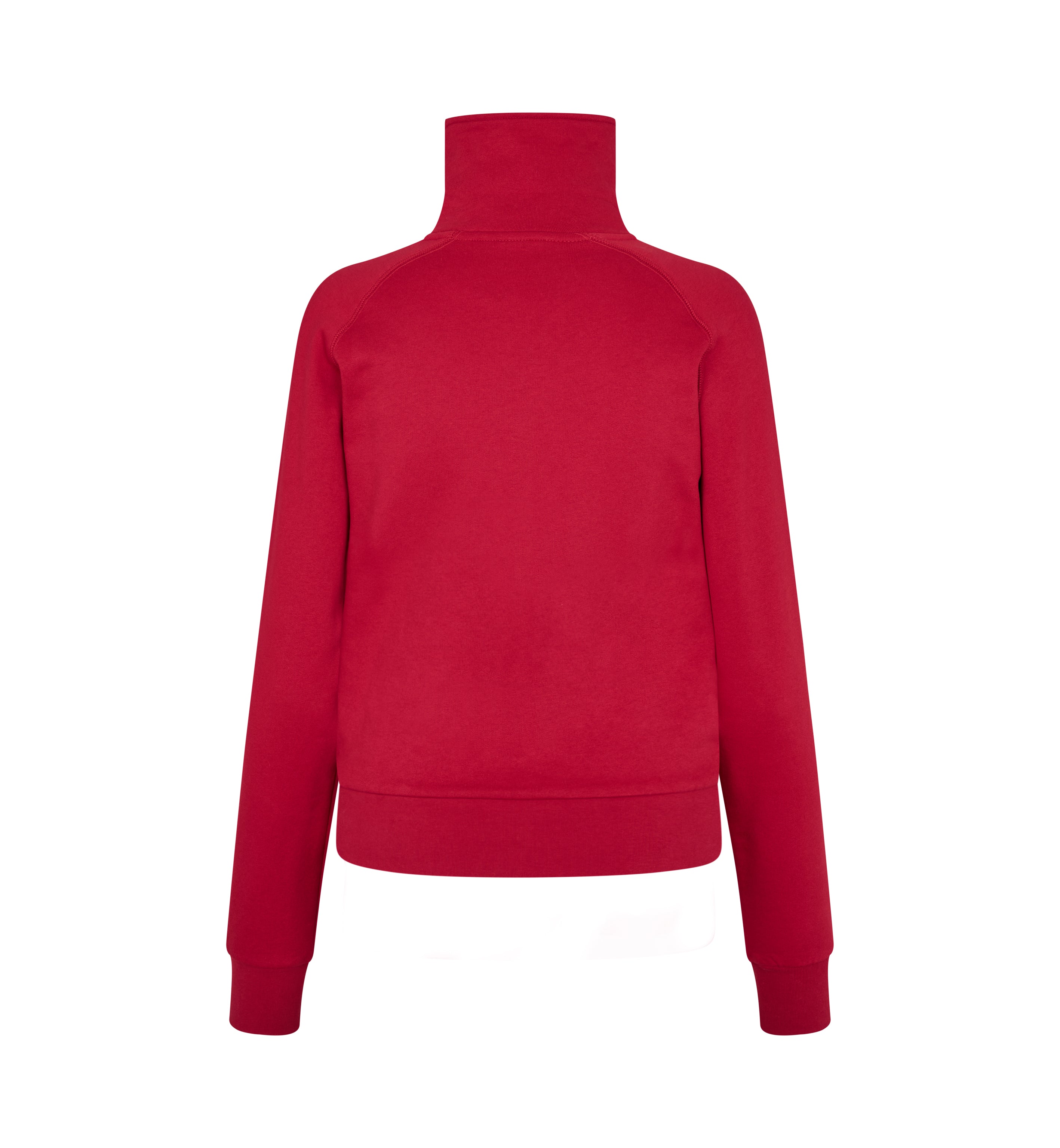 ID 0624 Sweat cardigan | dame nærbillede med logo