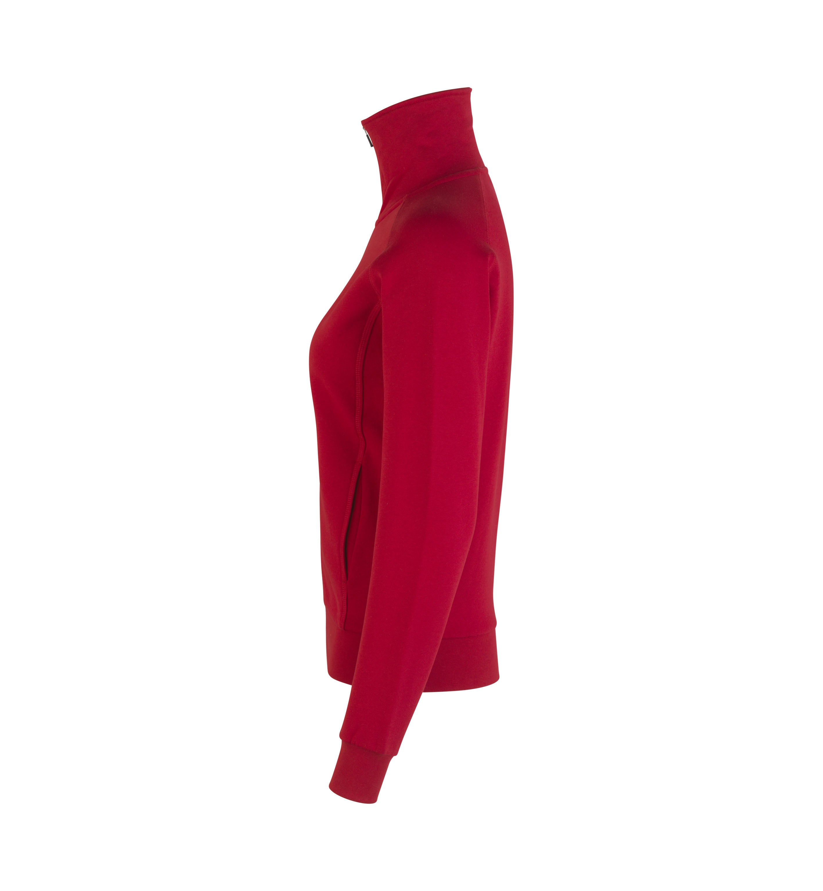 ID 0624 Sweat cardigan | dame produktbillede med tryk