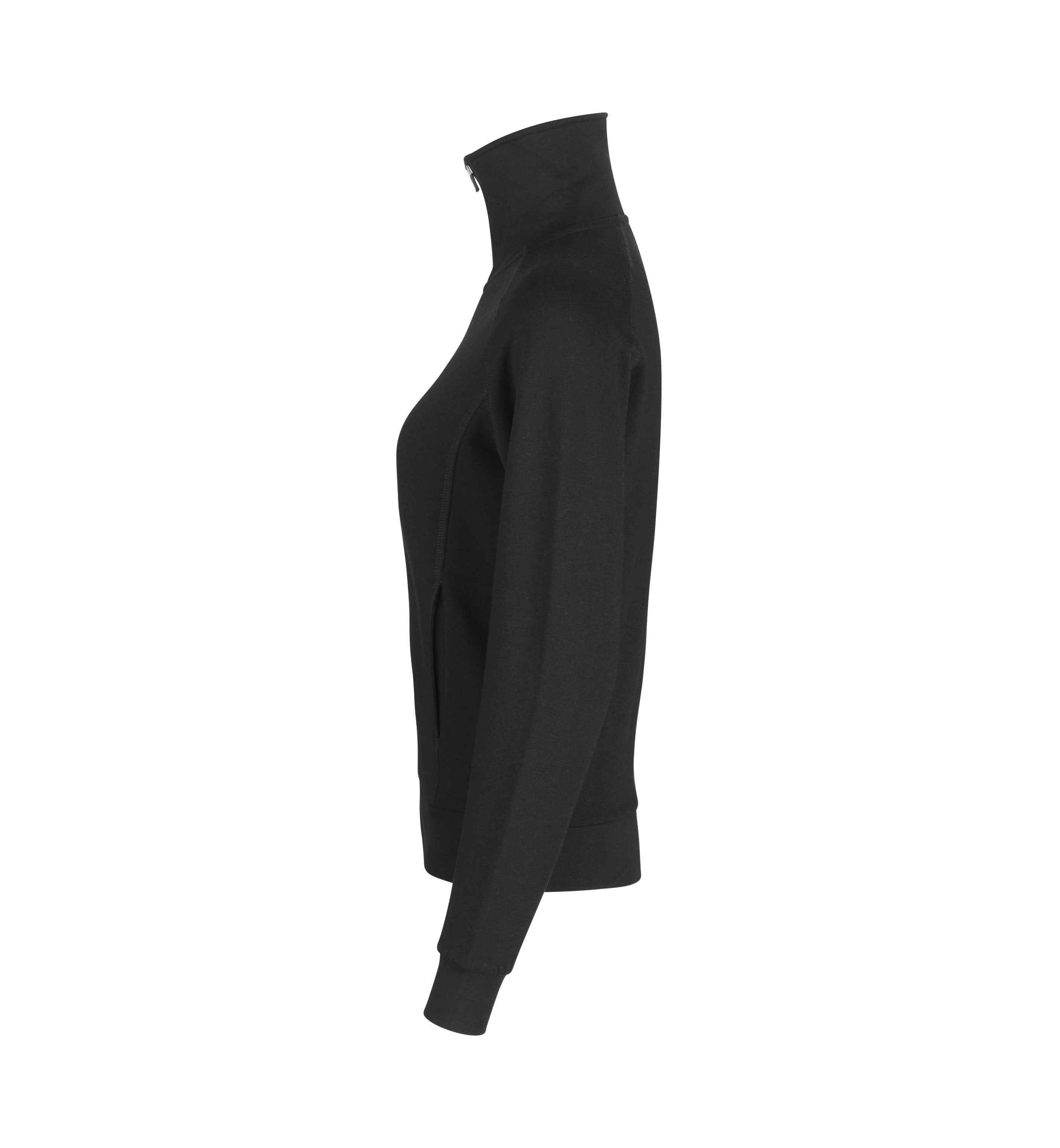 ID 0624 Sweat cardigan | dame produktbillede med firmalogo