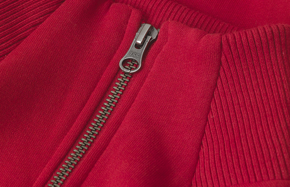ID 0628 Sweat cardigan | zip produktfoto til broderi