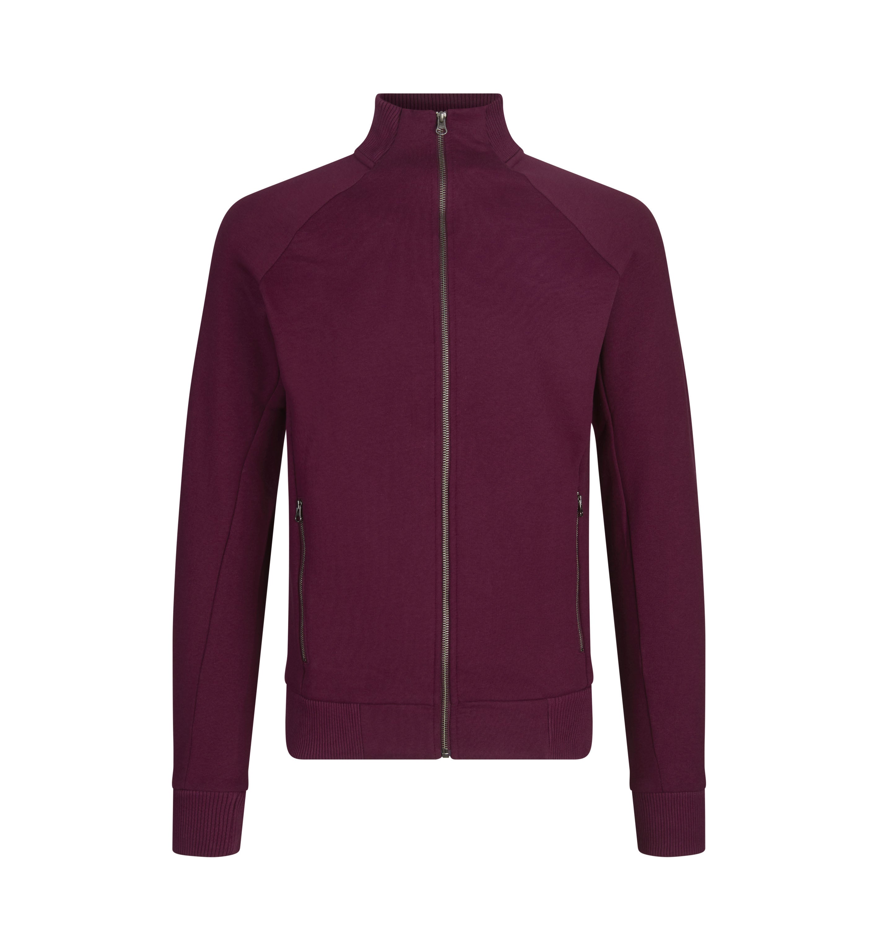 ID 0628 Sweat cardigan | zip detalje med firmalogo