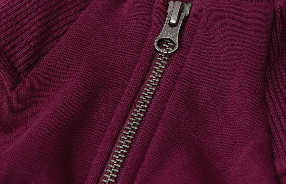 ID 0628 Sweat cardigan | zip produktbillede til broderi