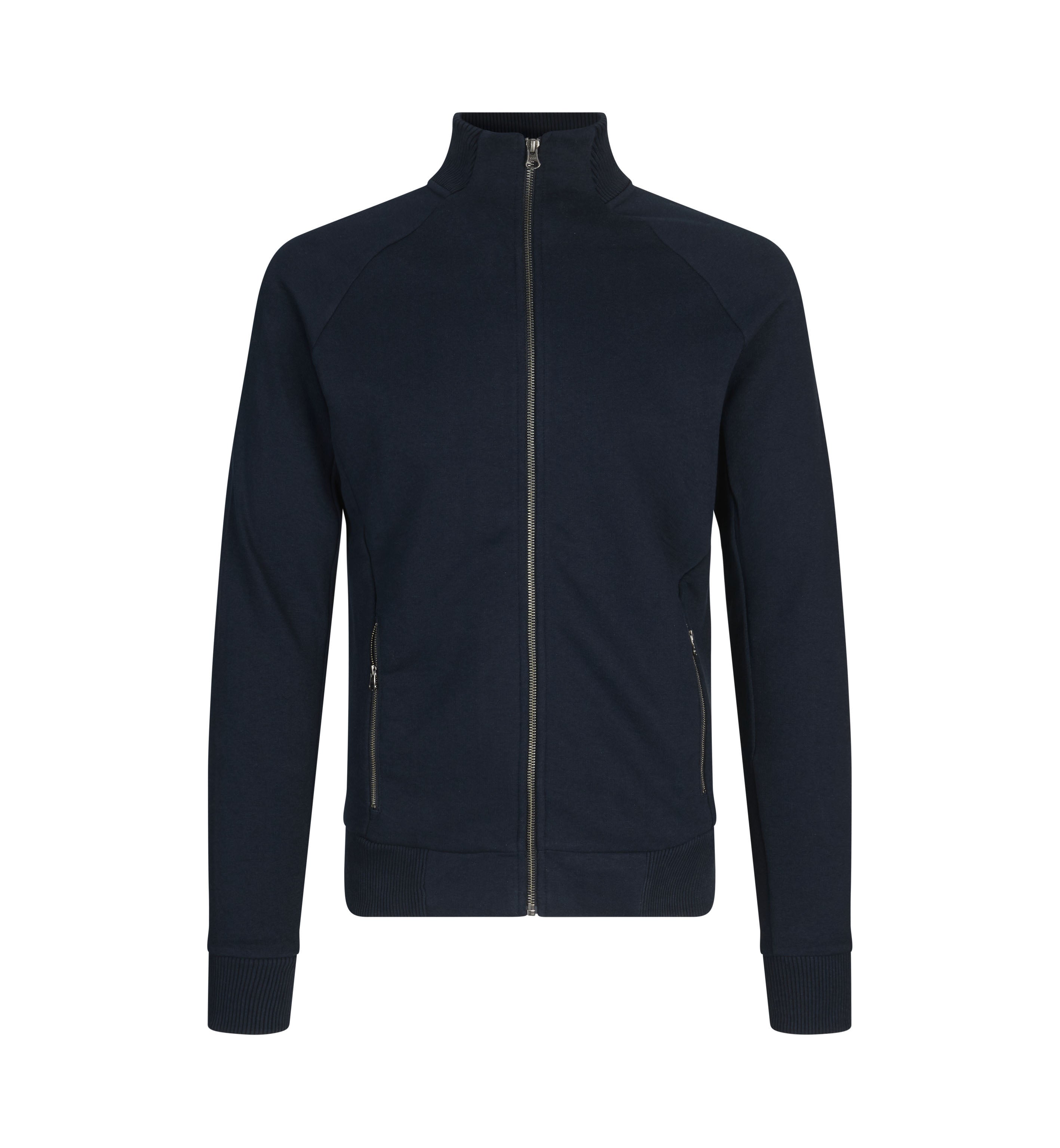 ID 0628 Sweat cardigan | zip produktfoto med firmalogo