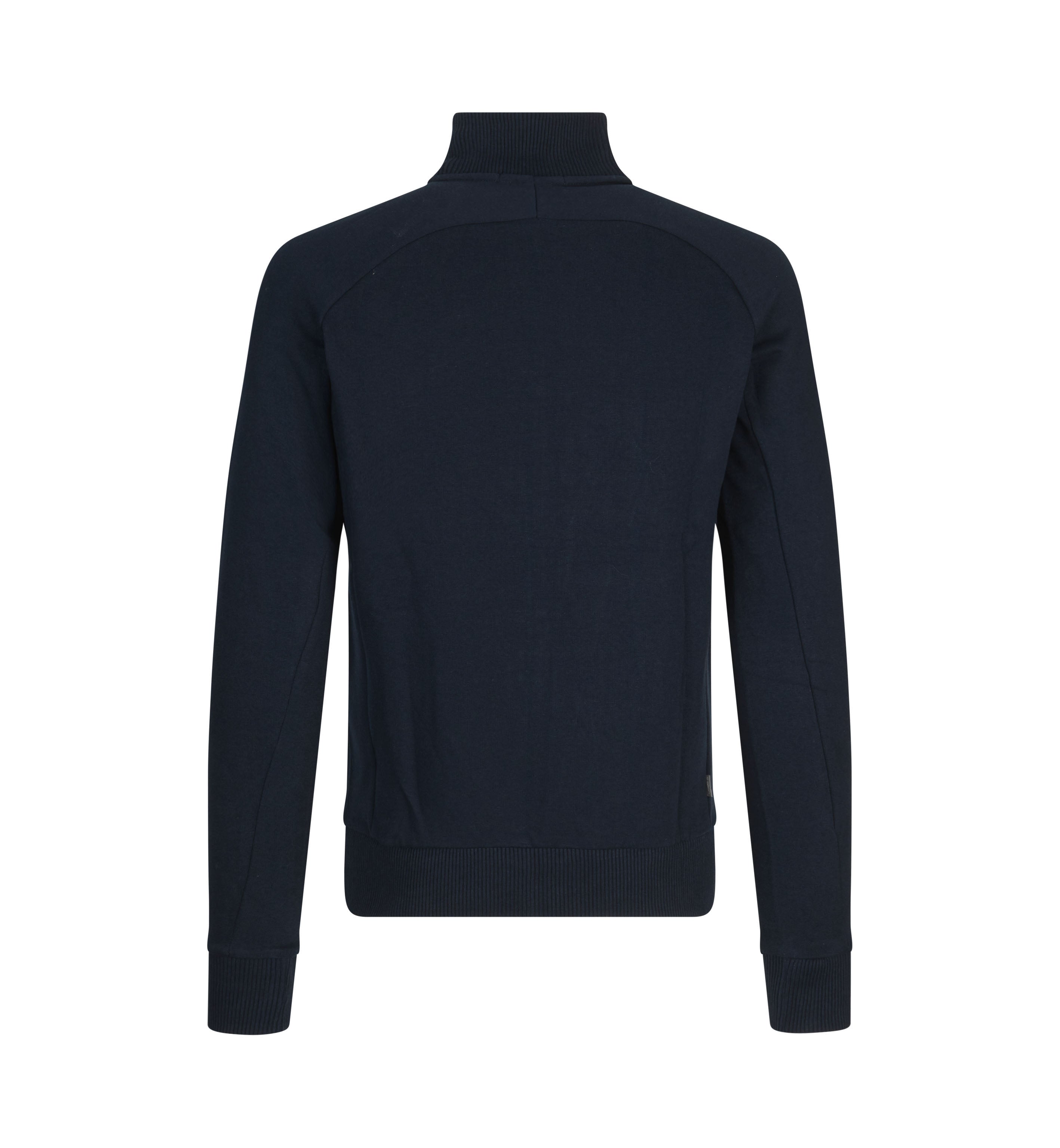 ID 0628 Sweat cardigan | zip detalje med logo