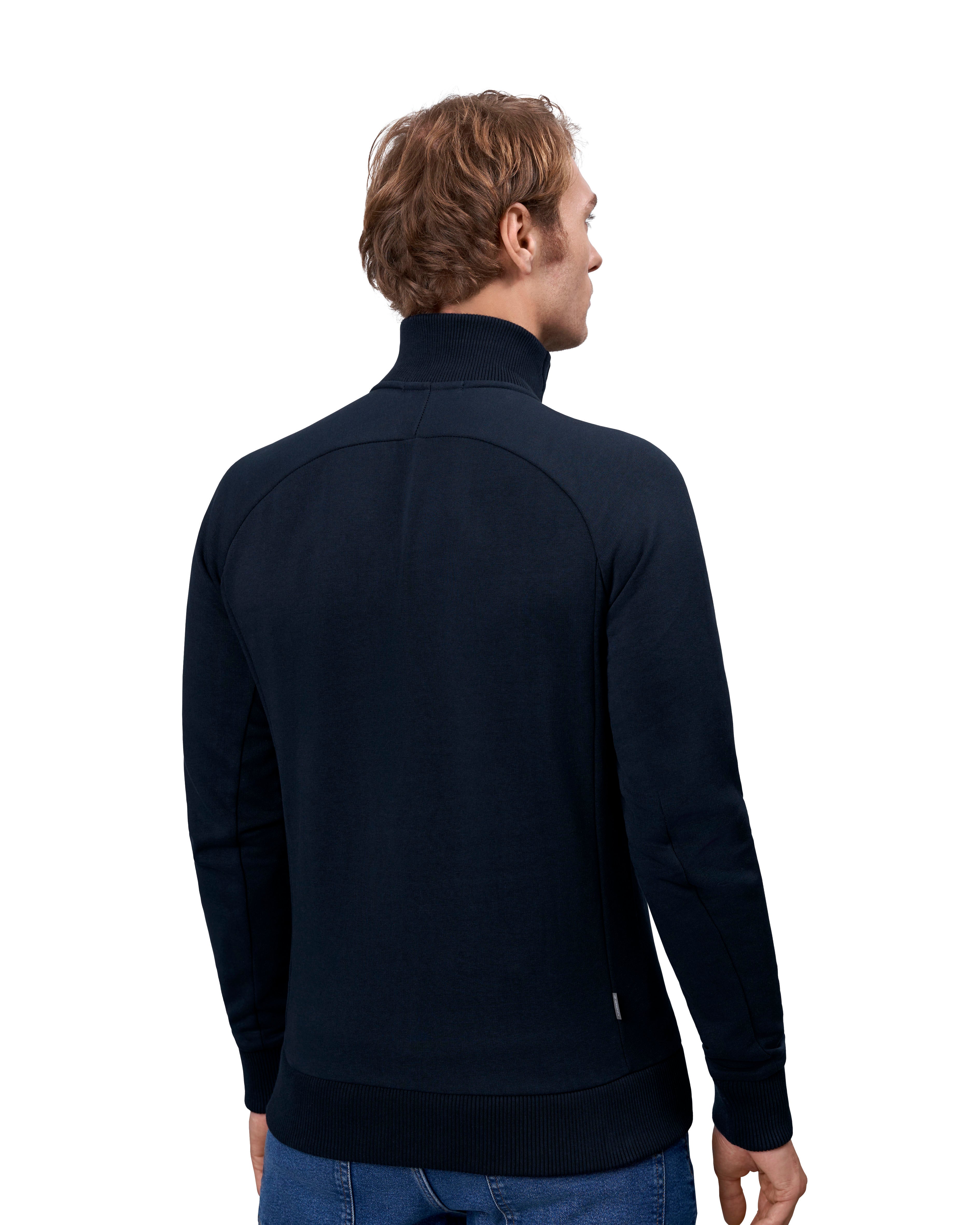 ID 0628 Sweat cardigan | zip produktfoto med logo
