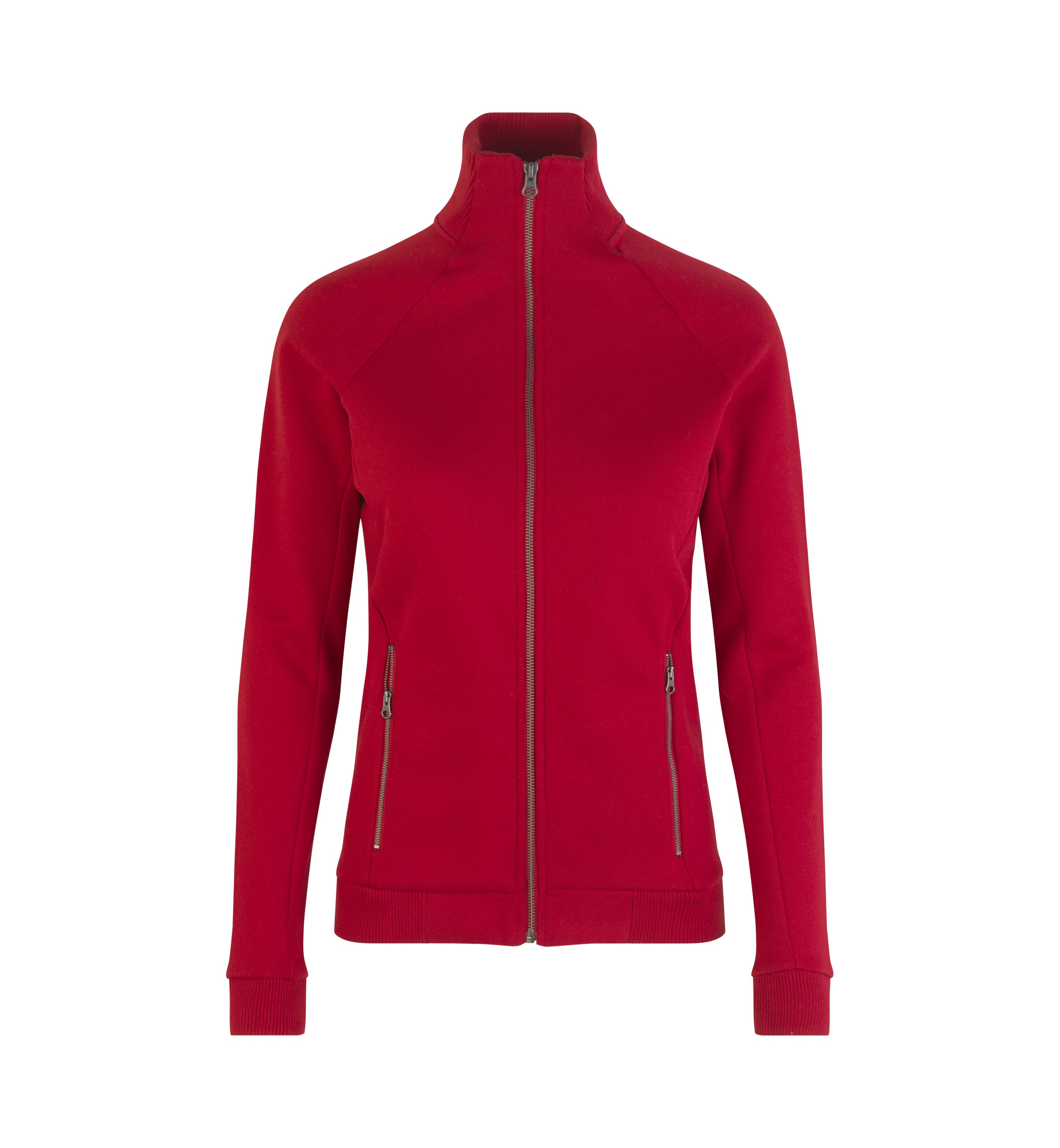 ID 0629 Sweat cardigan | zip | dame materiale med firmalogo