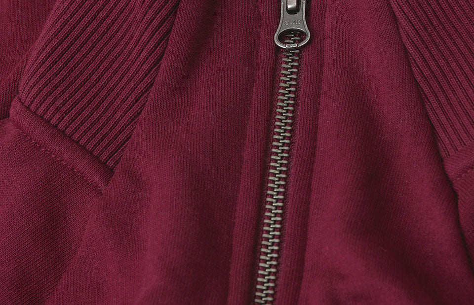 ID 0629 Sweat cardigan | zip | dame produktbillede til broderi