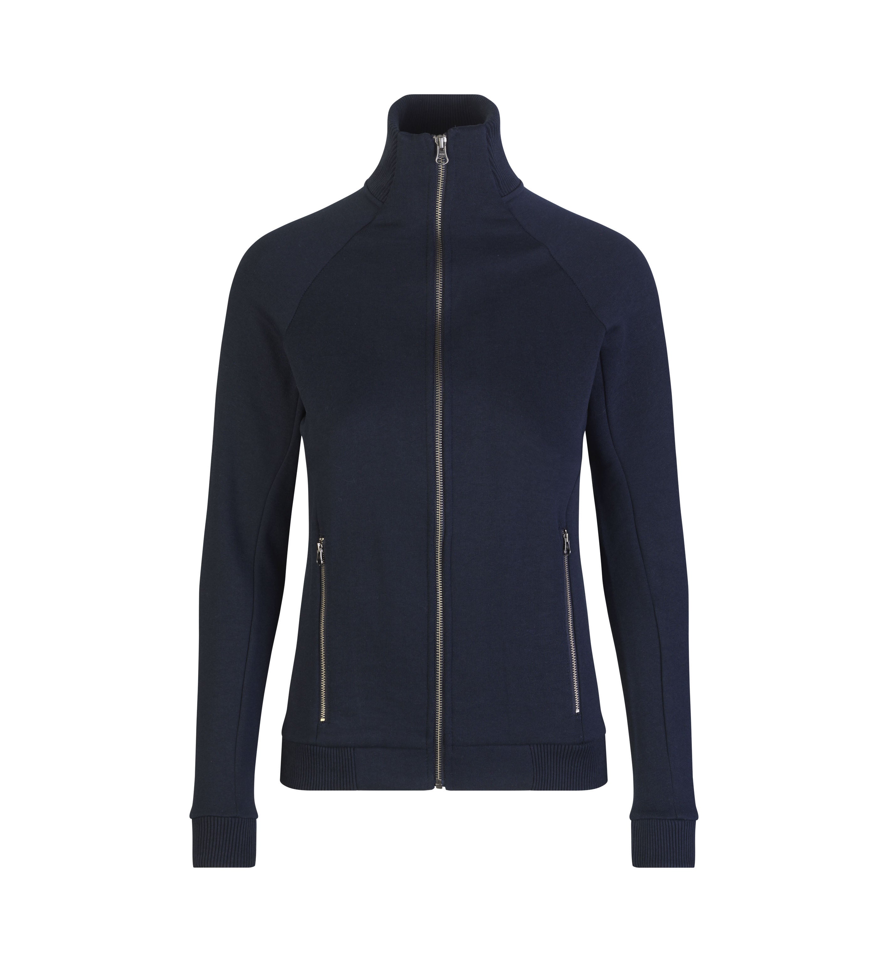 ID 0629 Sweat cardigan | zip | dame materiale med tryk