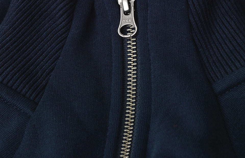 ID 0629 Sweat cardigan | zip | dame produktfoto med logo