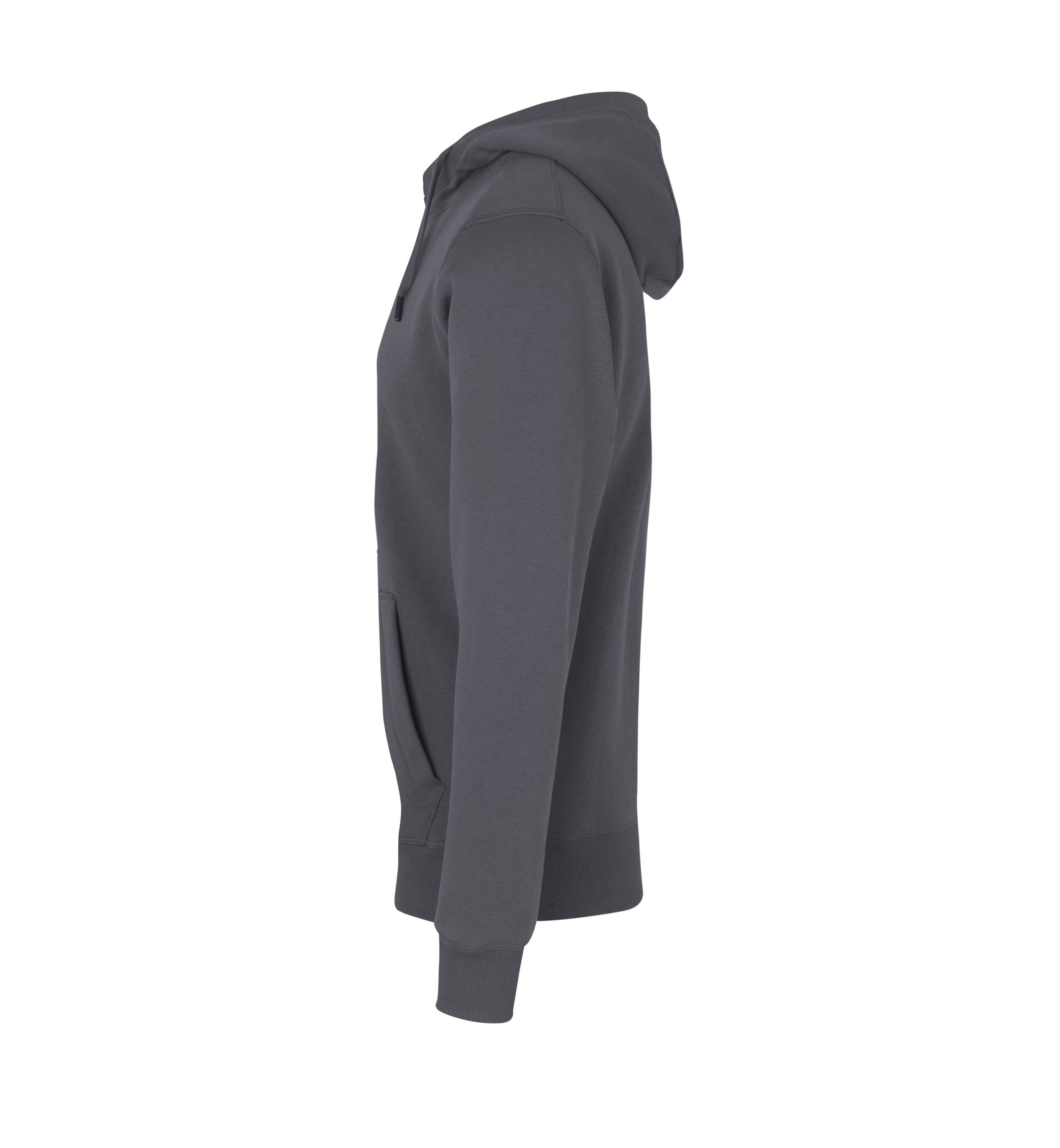ID 0636 CORE hoodie nærbillede med firmalogo