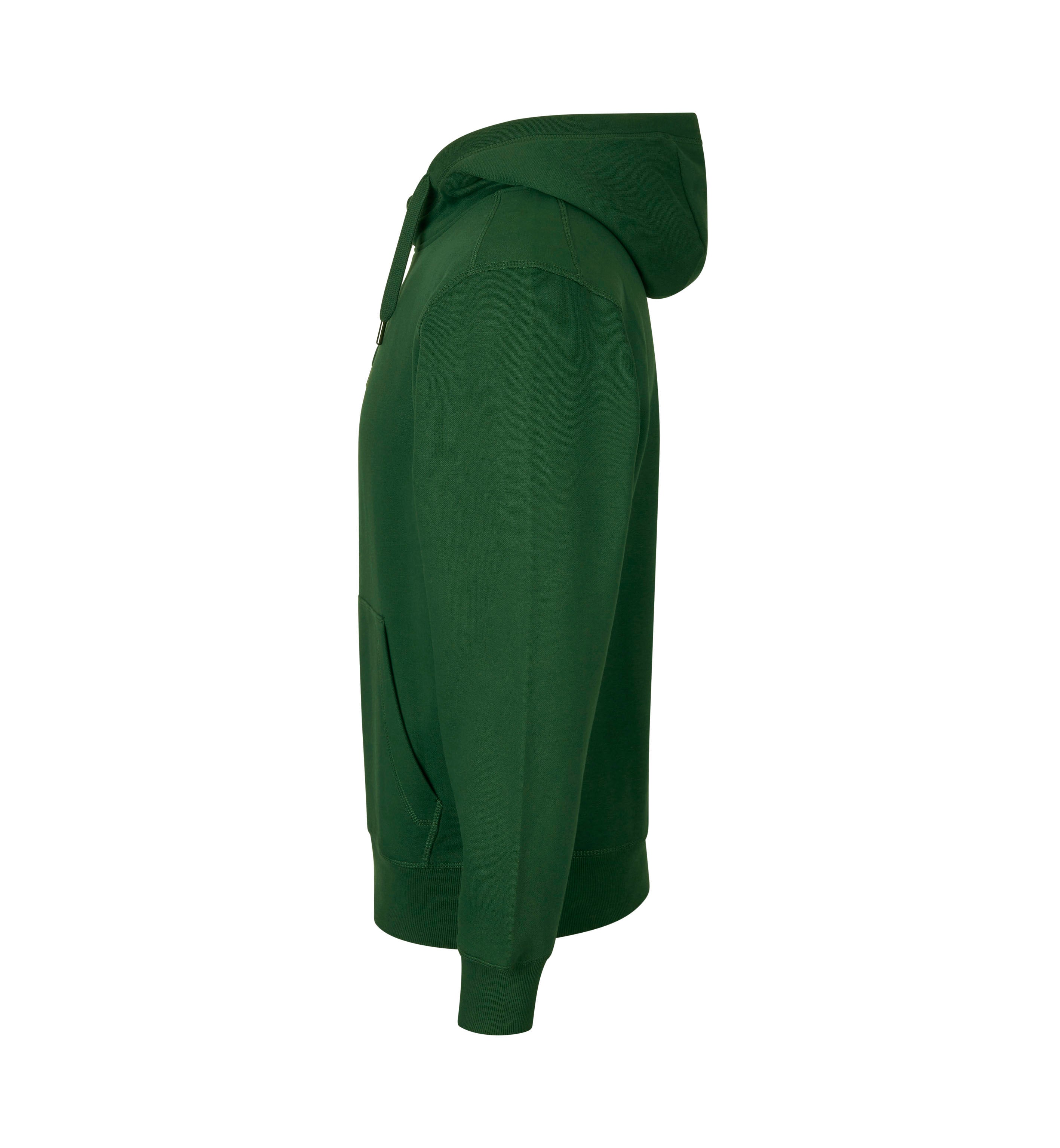 ID 0636 CORE hoodie nærbillede med firmalogo