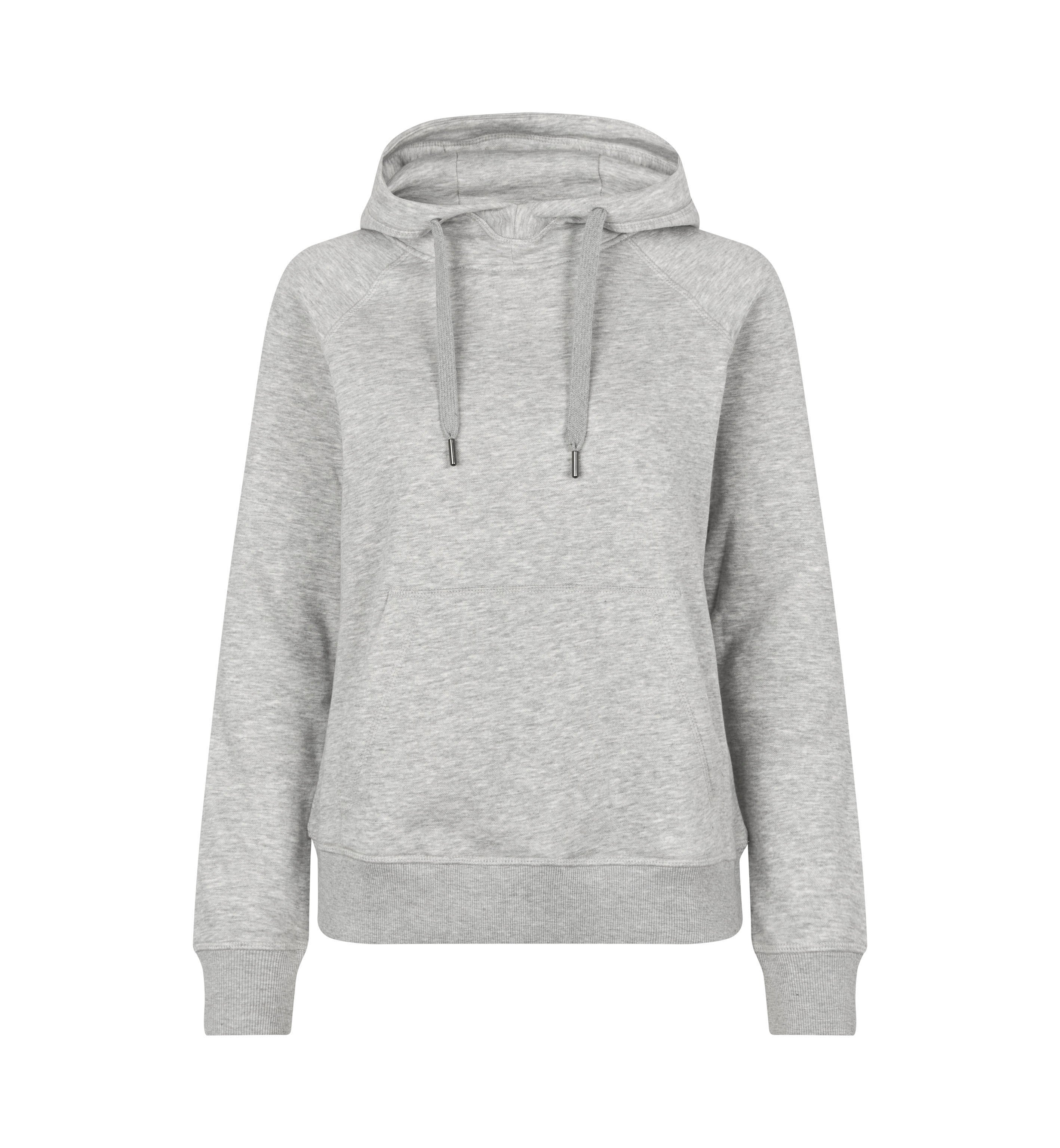 ID 0637 CORE hoodie | dame detalje med firmalogo